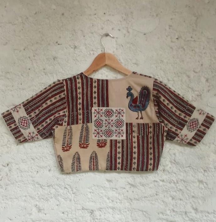 Morni Collage-Handcrafted Blouse