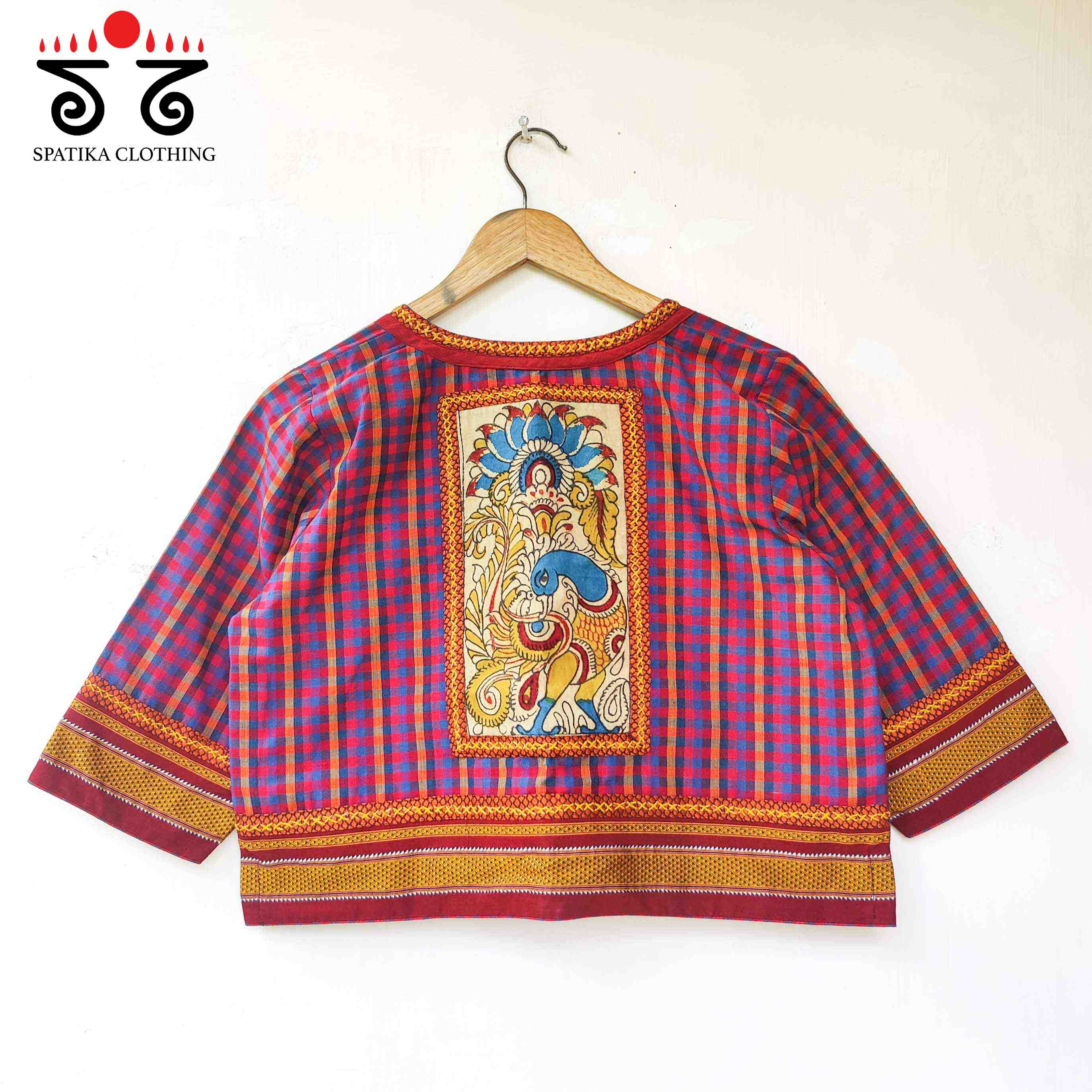 Annapakshi - Pen Kalamkari Croptop