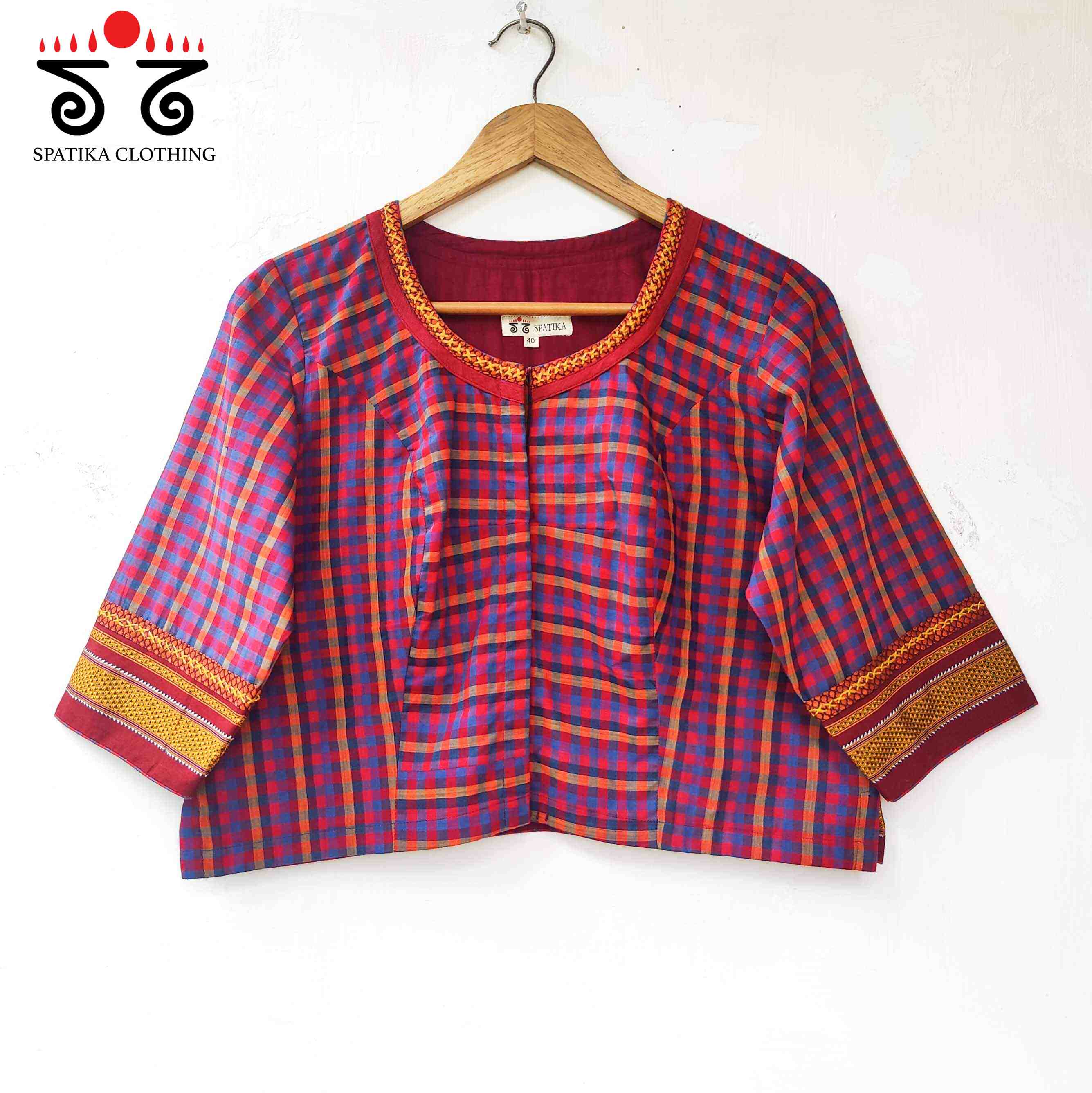 Annapakshi - Pen Kalamkari Croptop