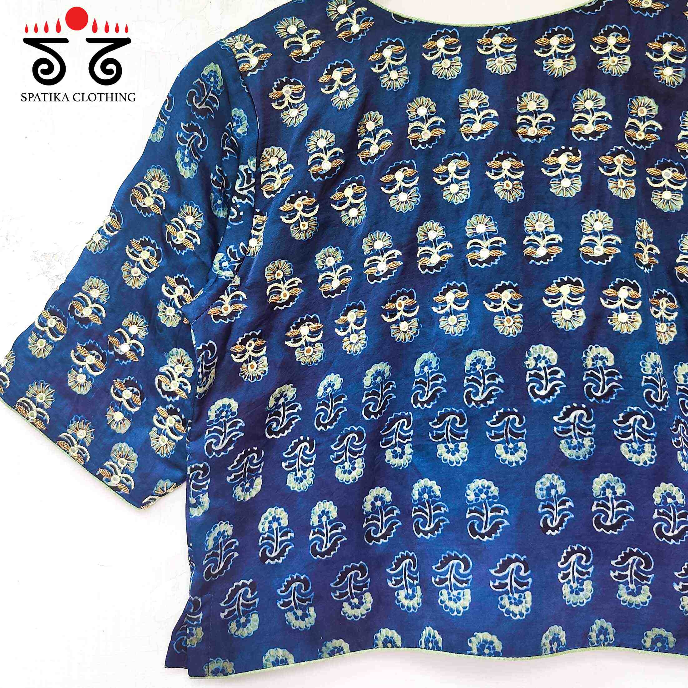 The Festive Modal Blouse