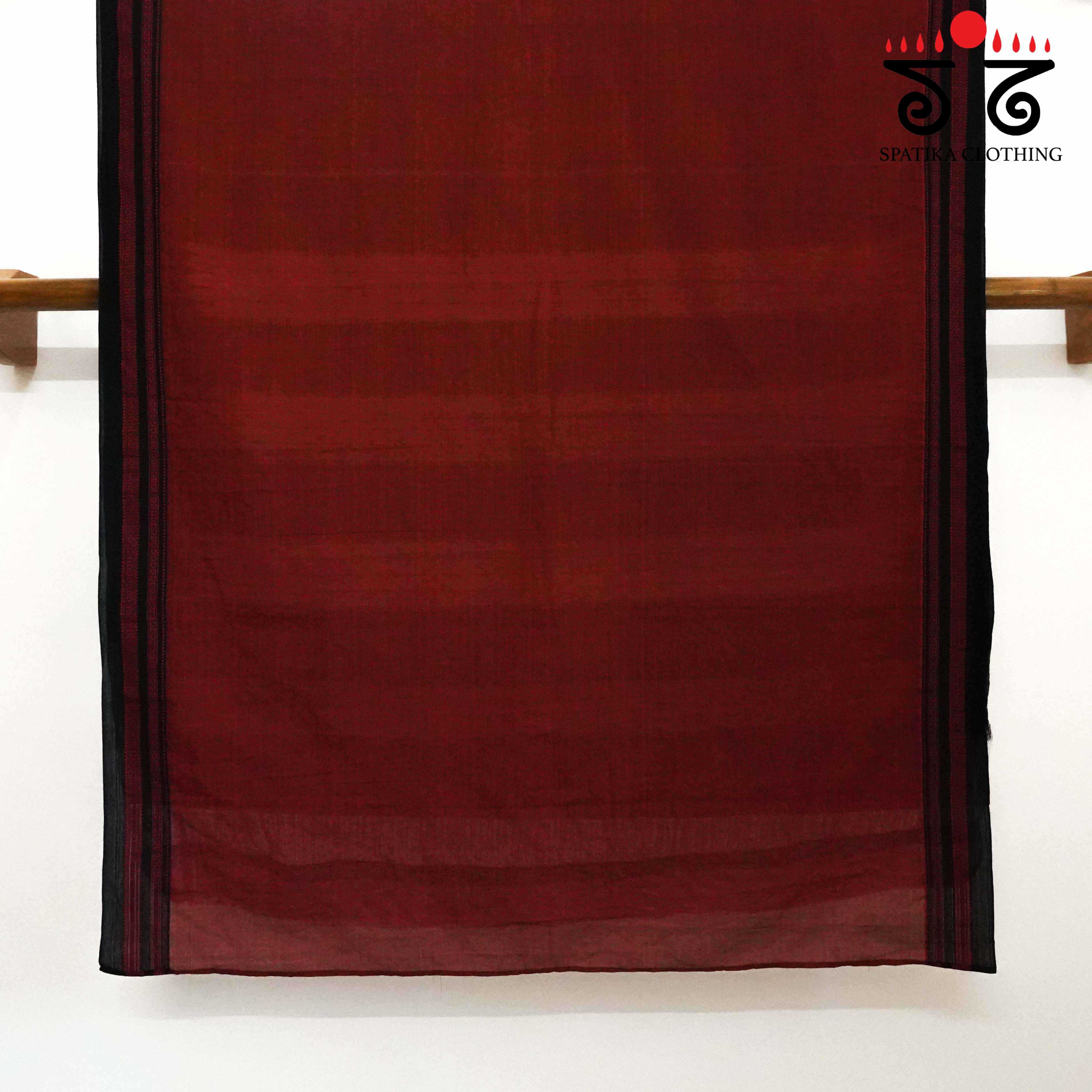 Ilkal Handwoven Cotton Saree - Pen Kalamkari Blouse