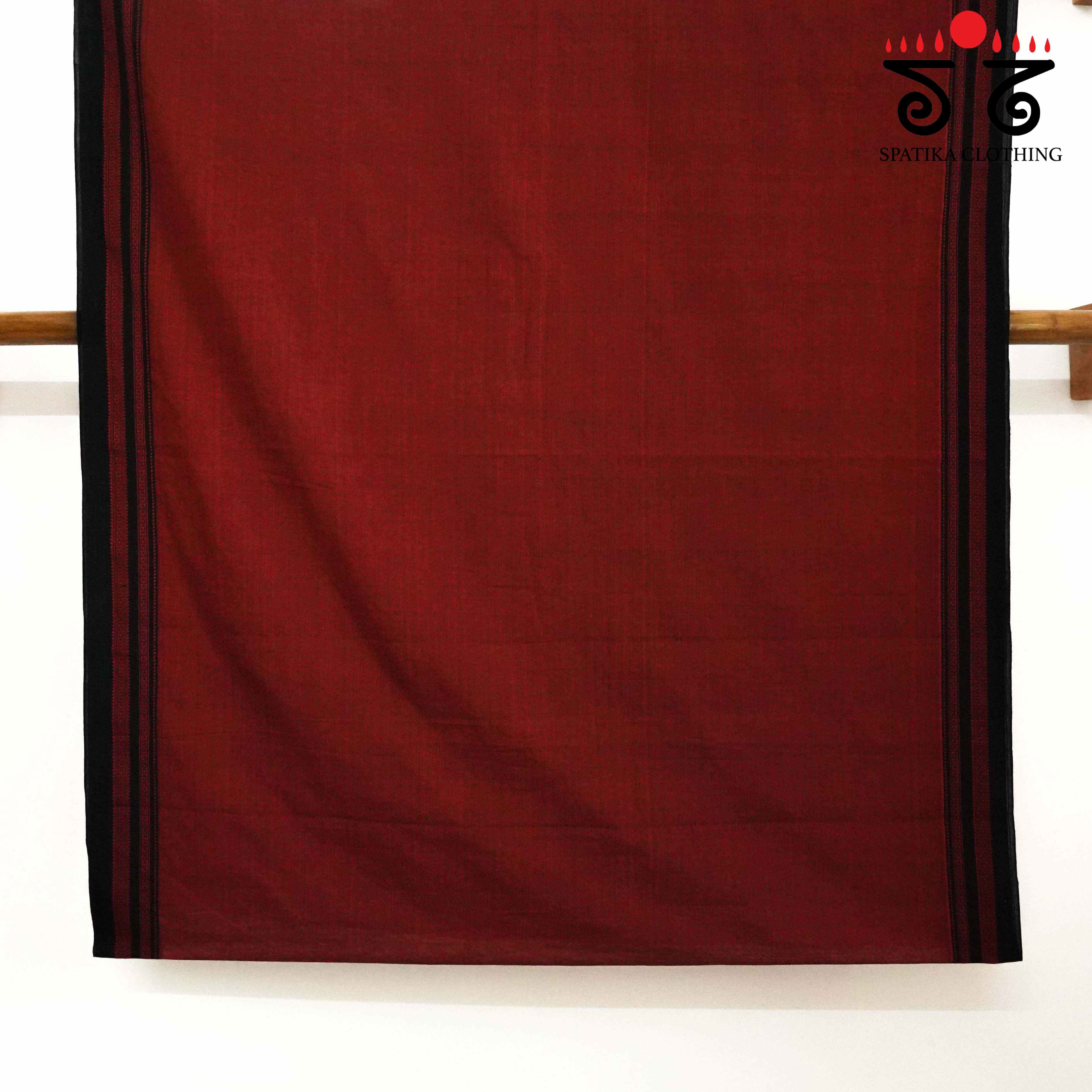 Ilkal Handwoven Cotton Saree - Pen Kalamkari Blouse