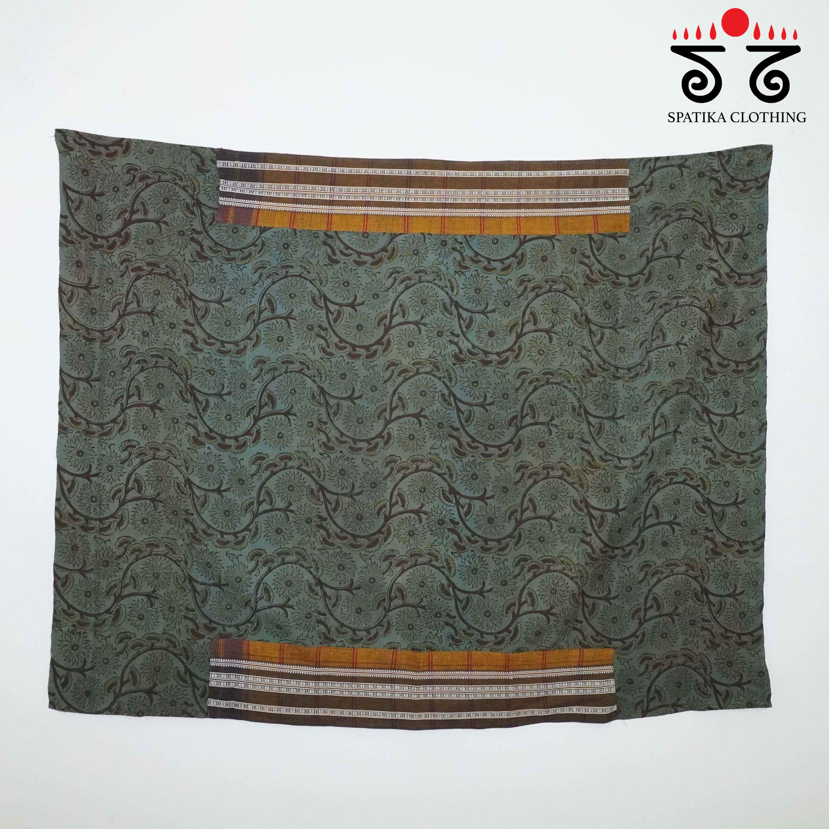 Ilkal Handwoven Cotton Saree - Pen Kalamkari Blouse