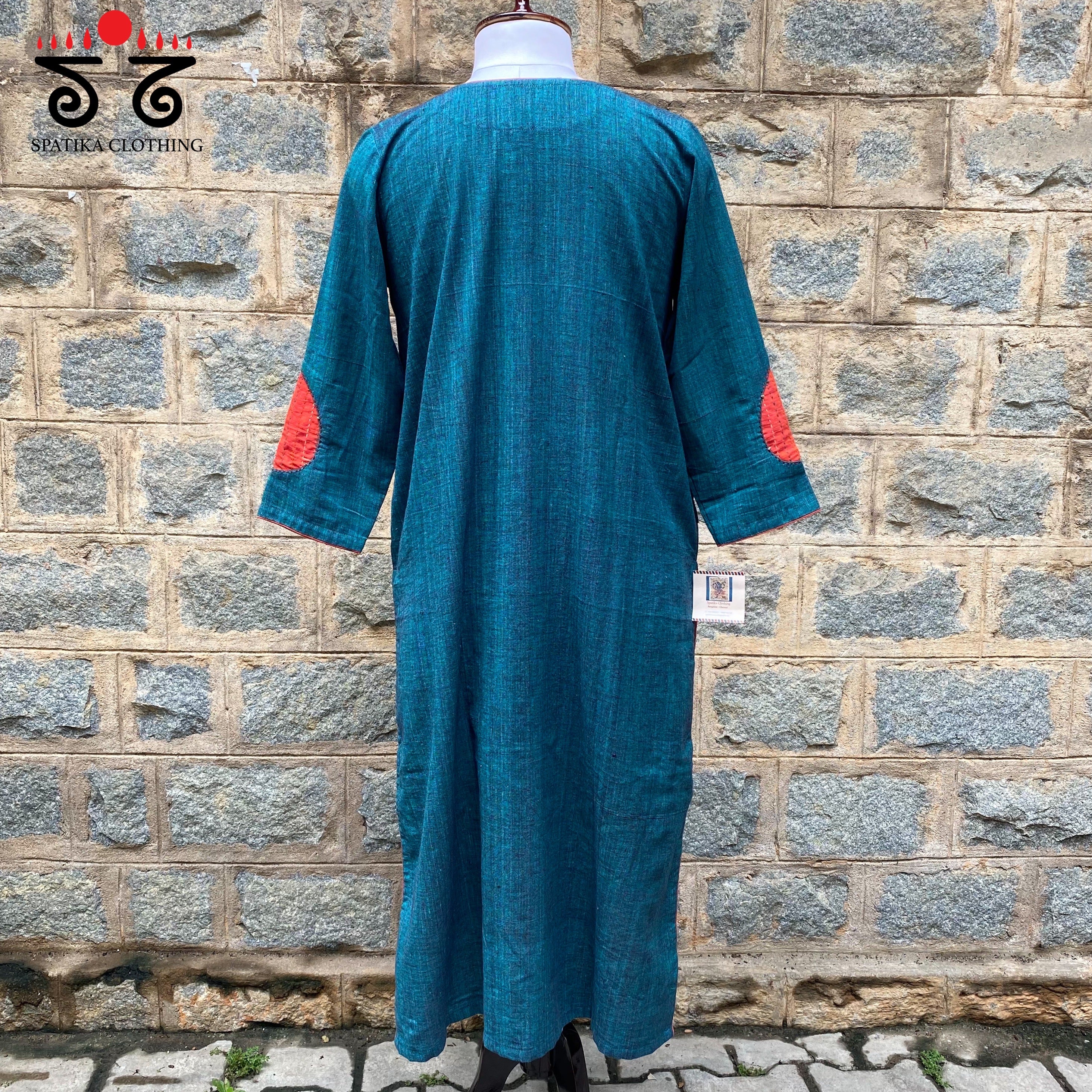 Kantha-Inlay Work Handcrafted Kurta