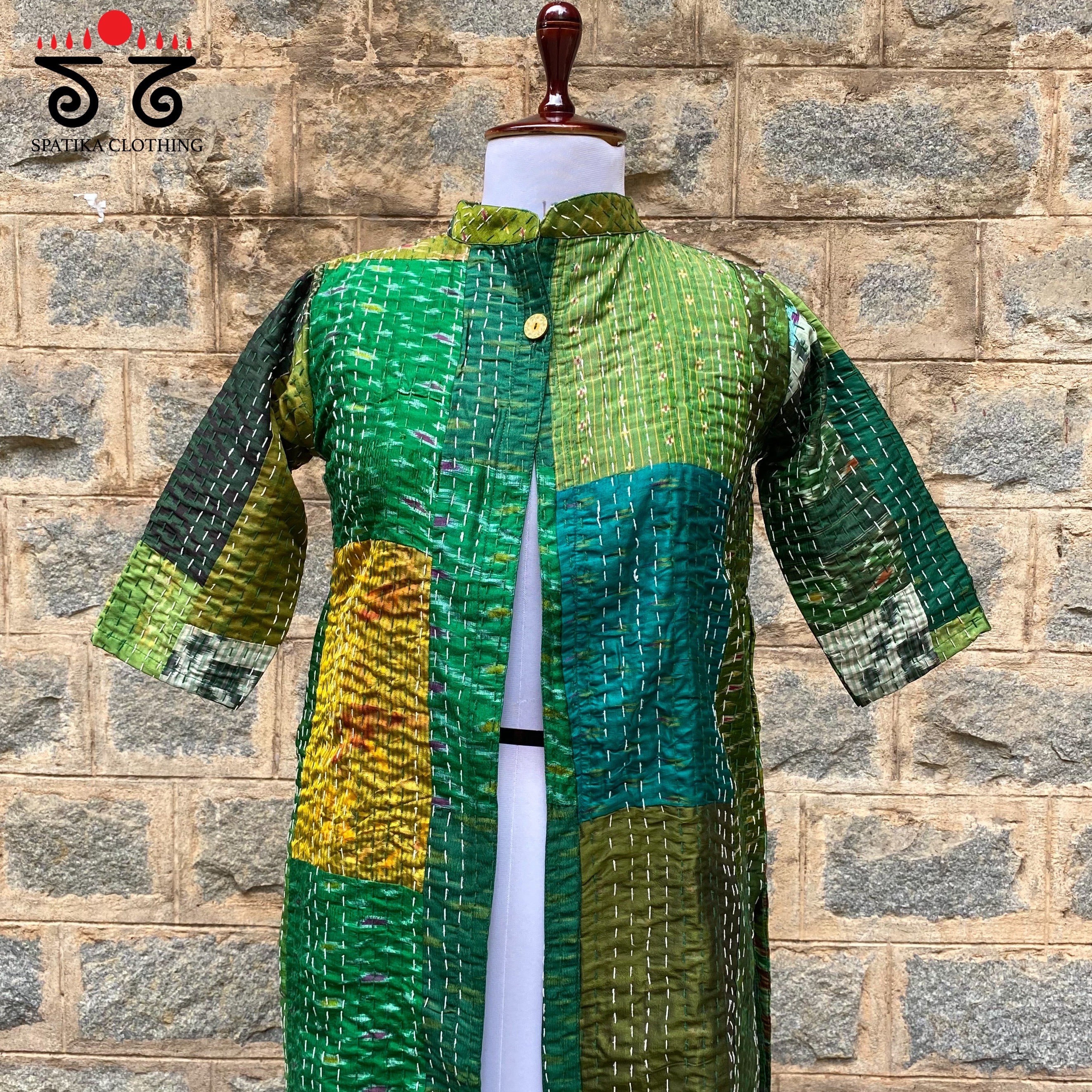 KANTHA & PATOLA QUILTED JACKET