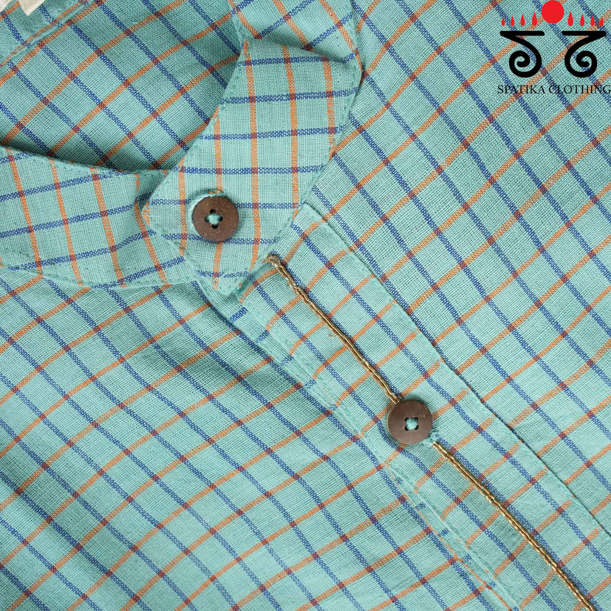 Men's Handwoven Cotton Long Kurta