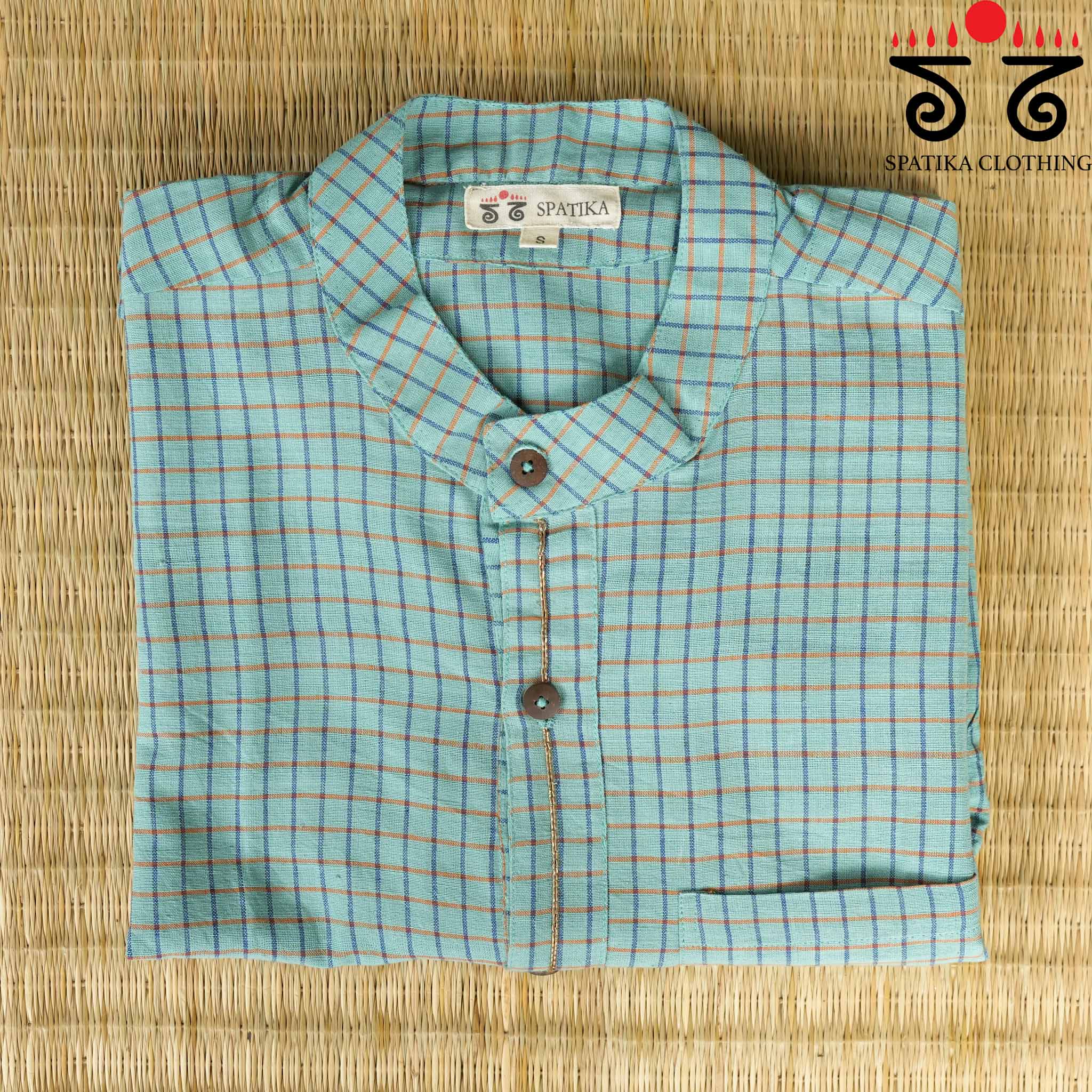 Men's Handwoven Cotton Long Kurta