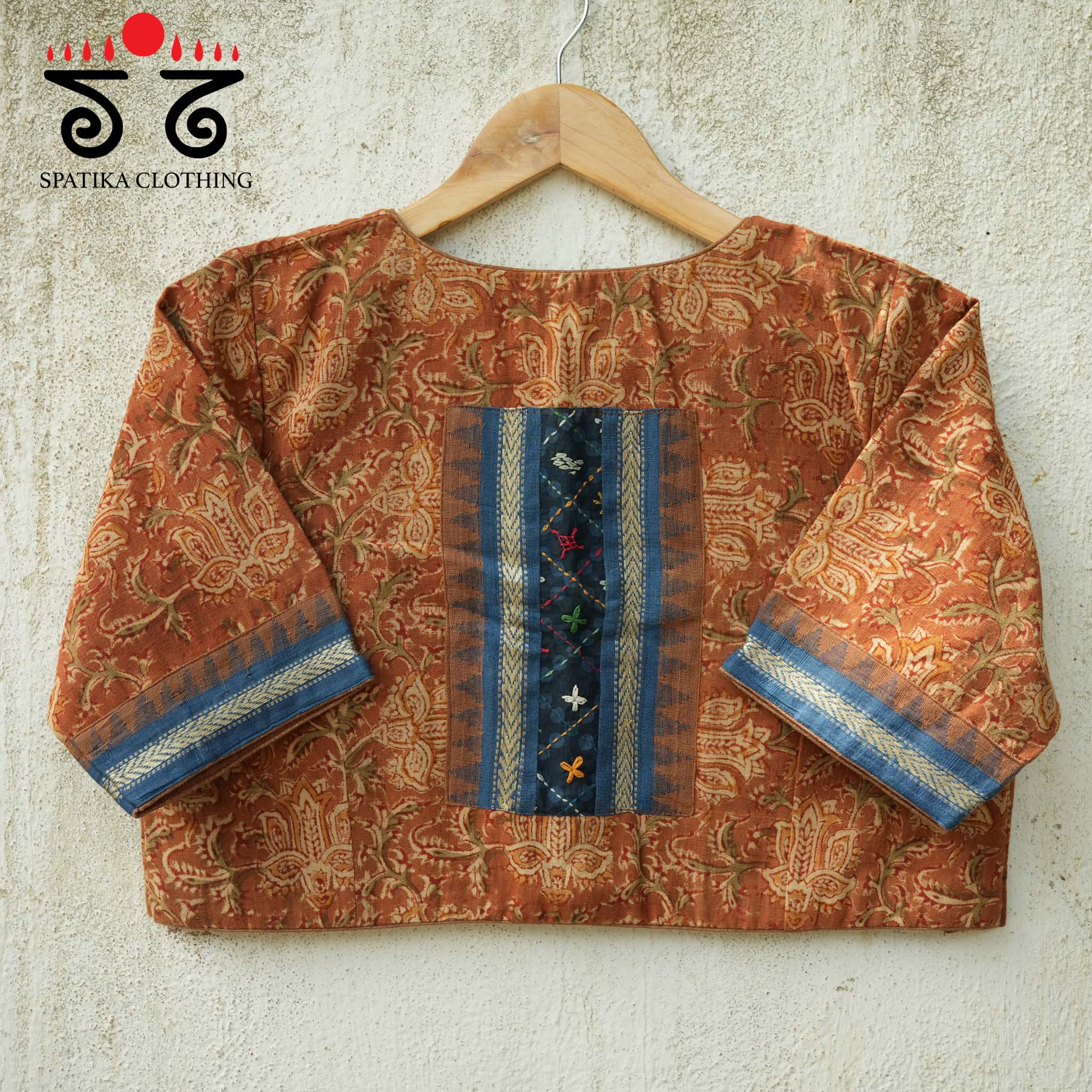Kalamkari Blockprinted - Lambani Blouse