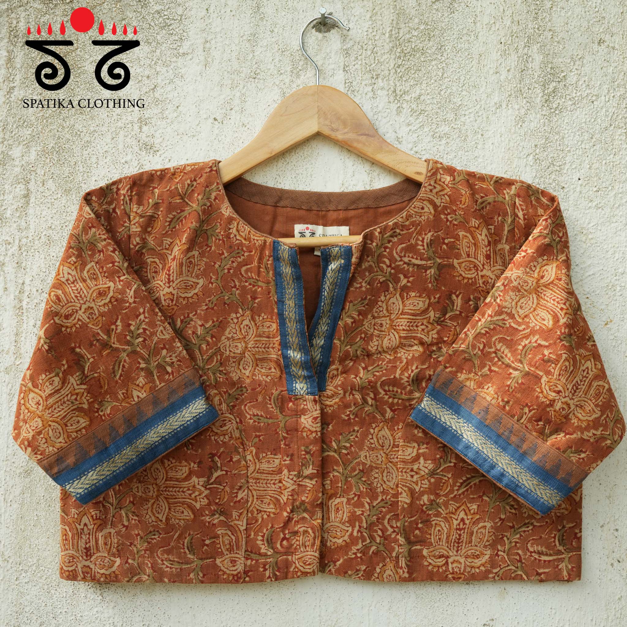 Kalamkari Blockprinted - Lambani Blouse
