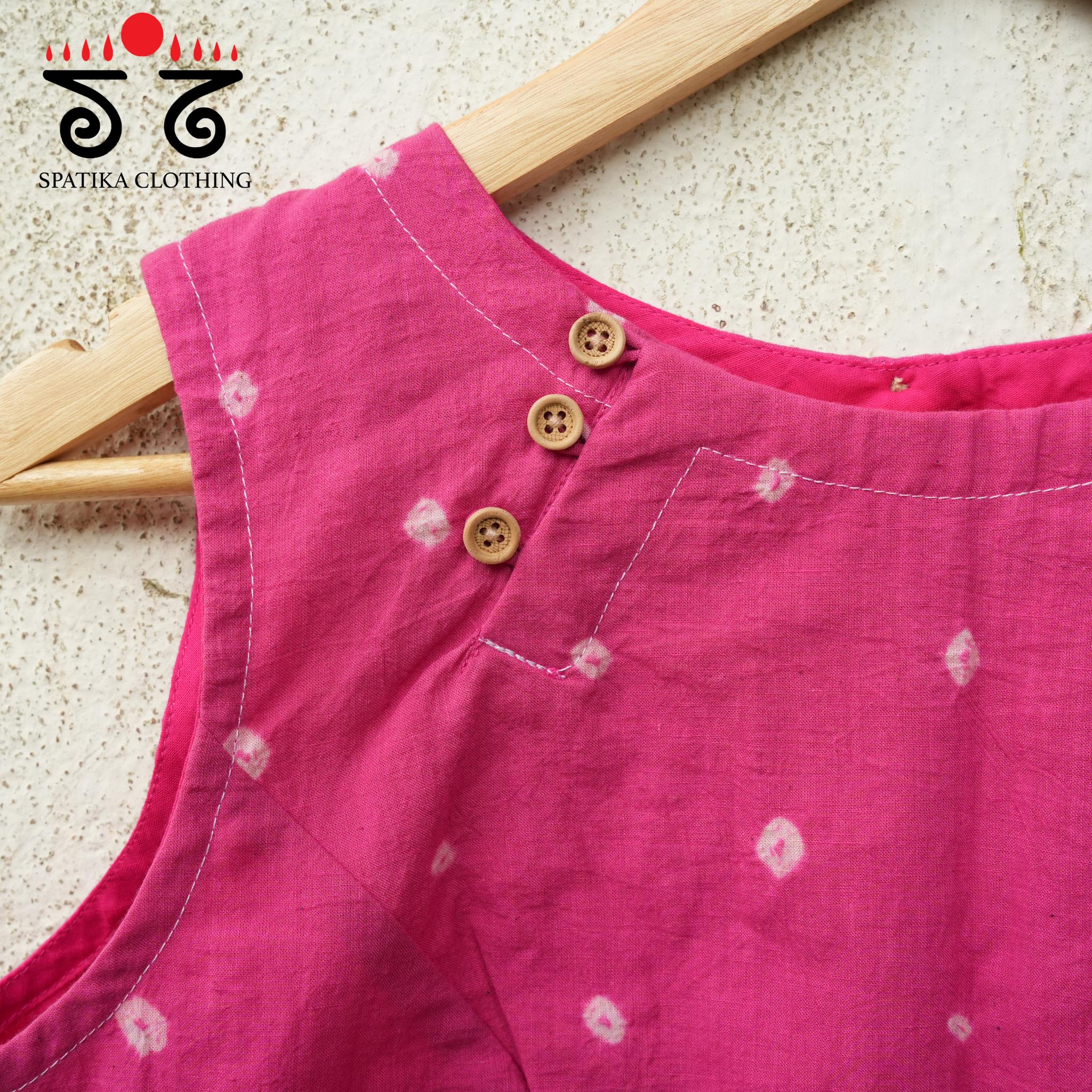 Bandhani Sleeveless Blouse