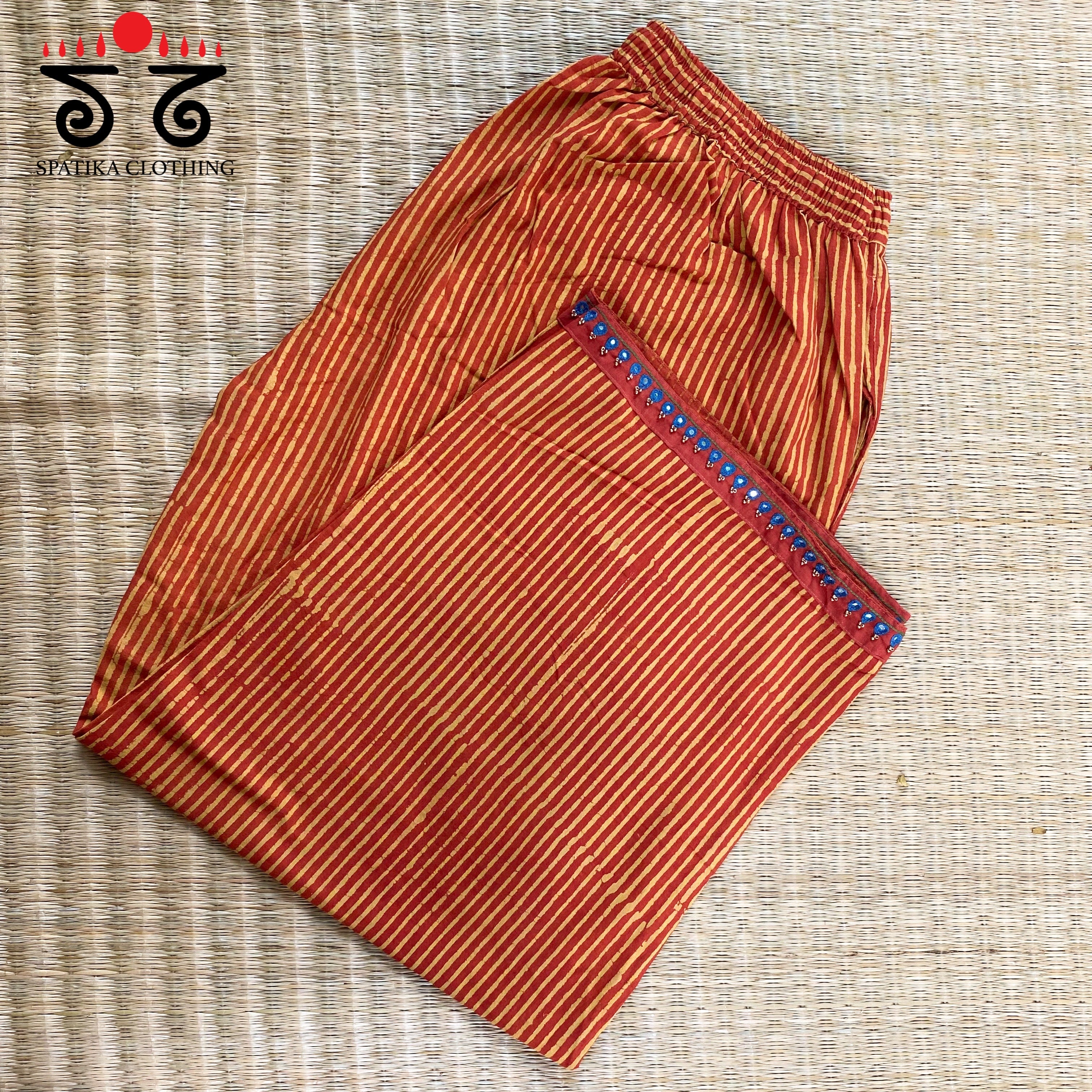 Hand - Embroidered Pant
