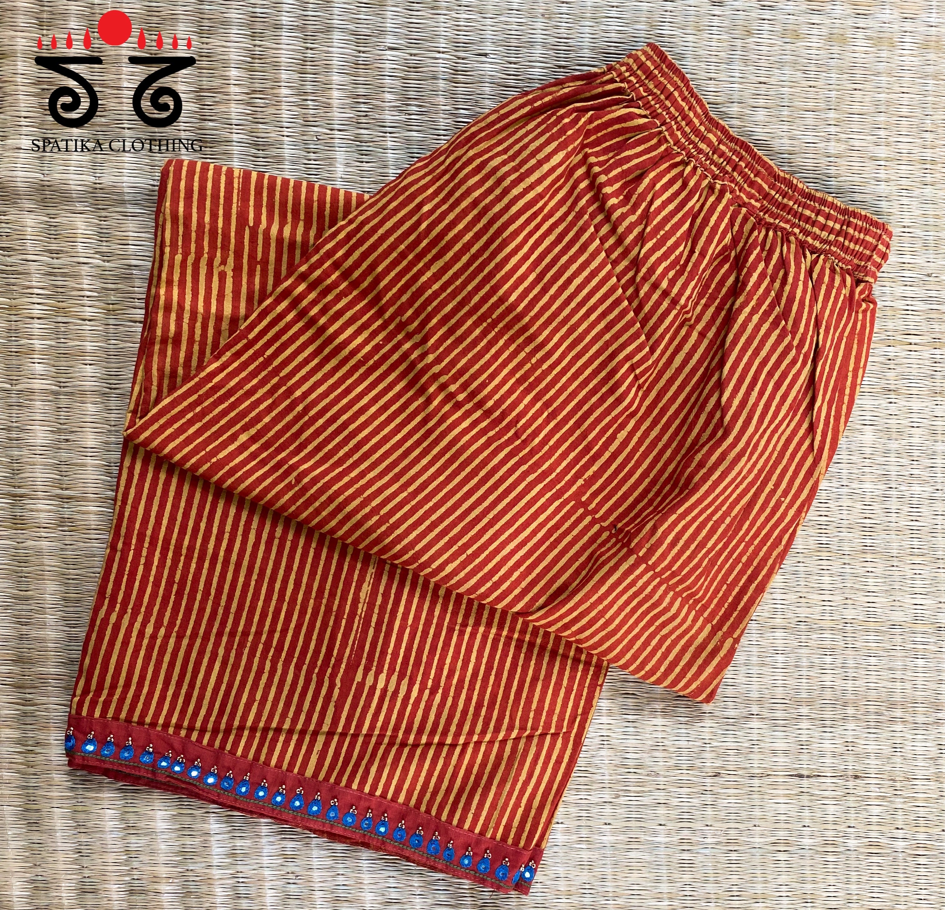 Hand - Embroidered Pant