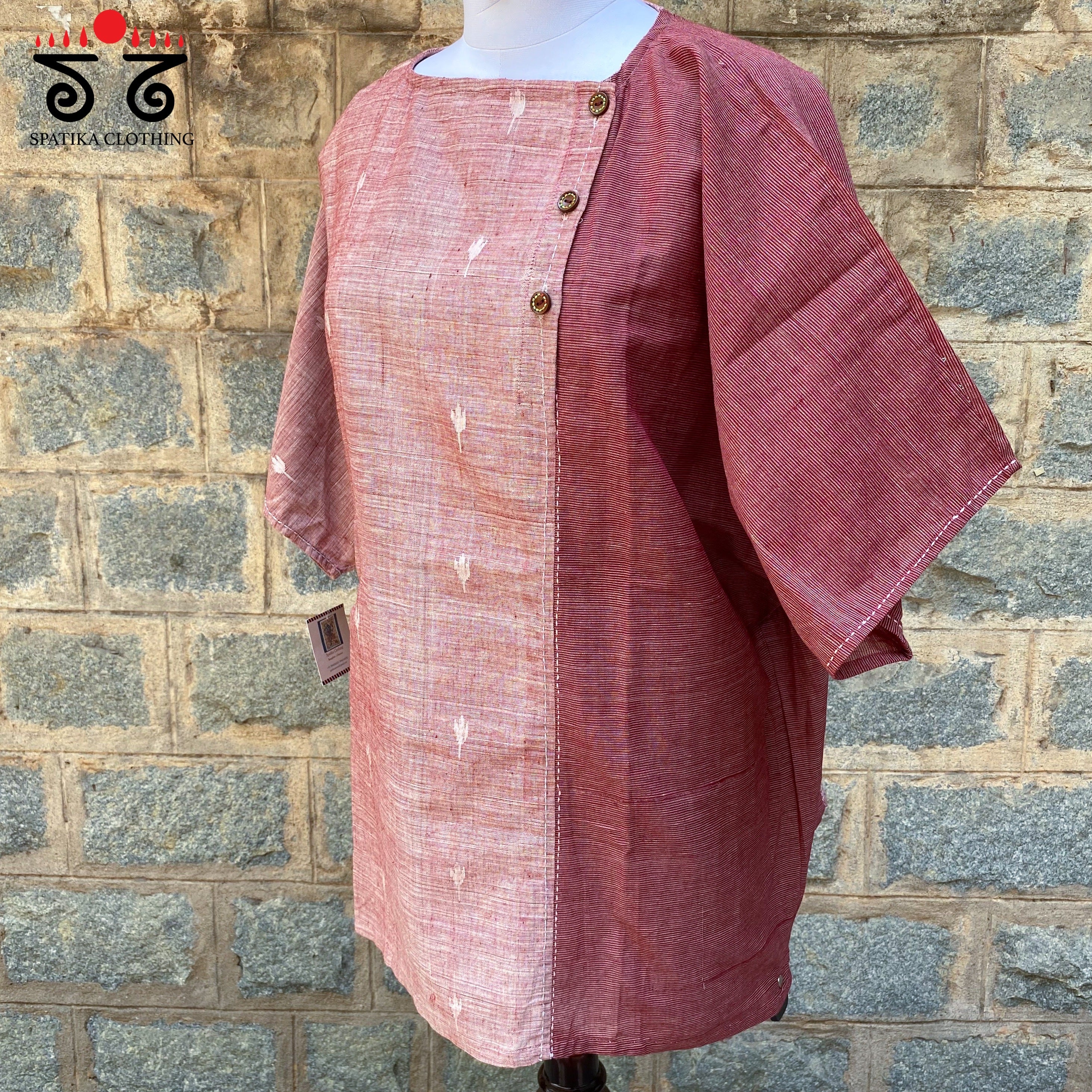 Anti - Fit Jamdhani Tunic