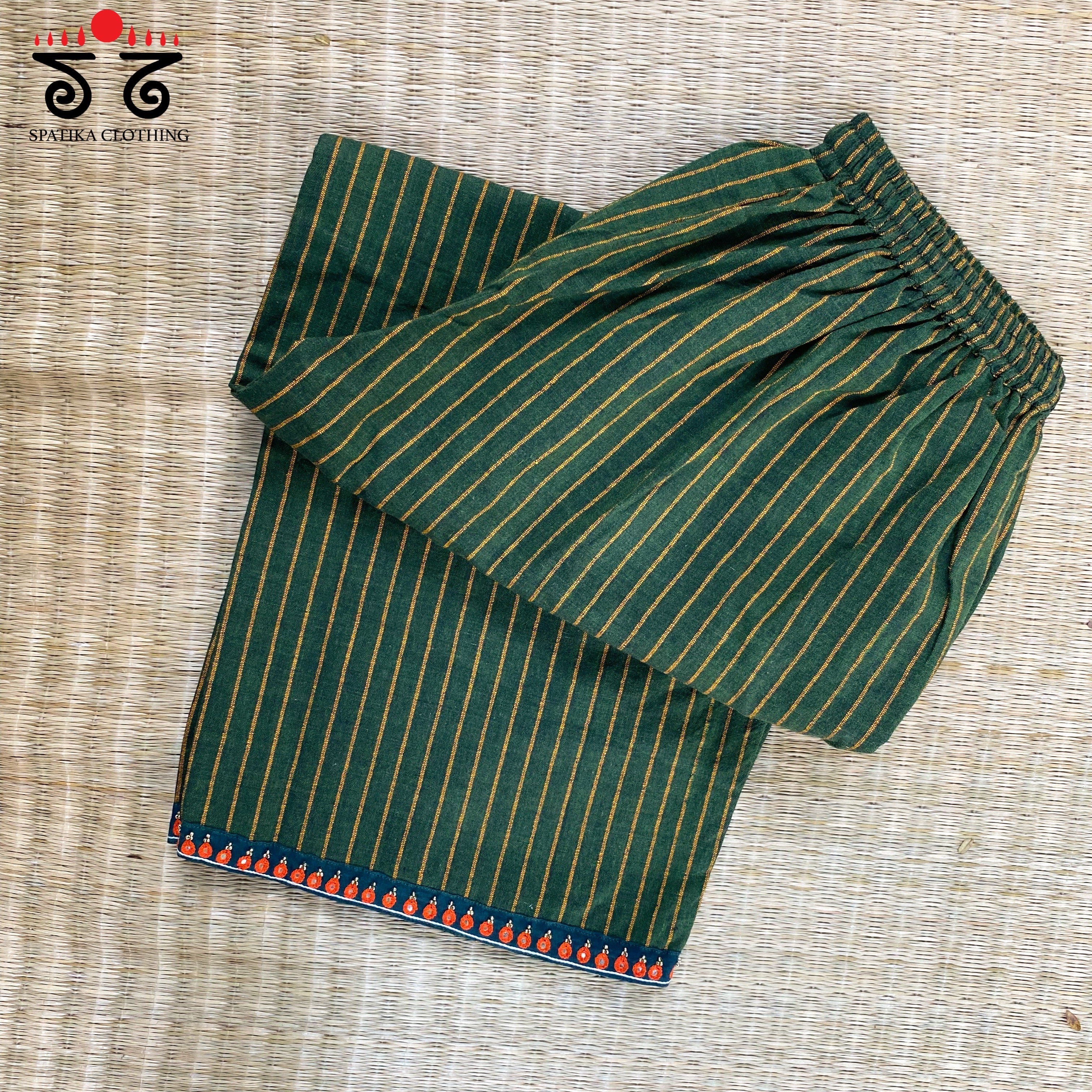 Hand - Embroidered Pant