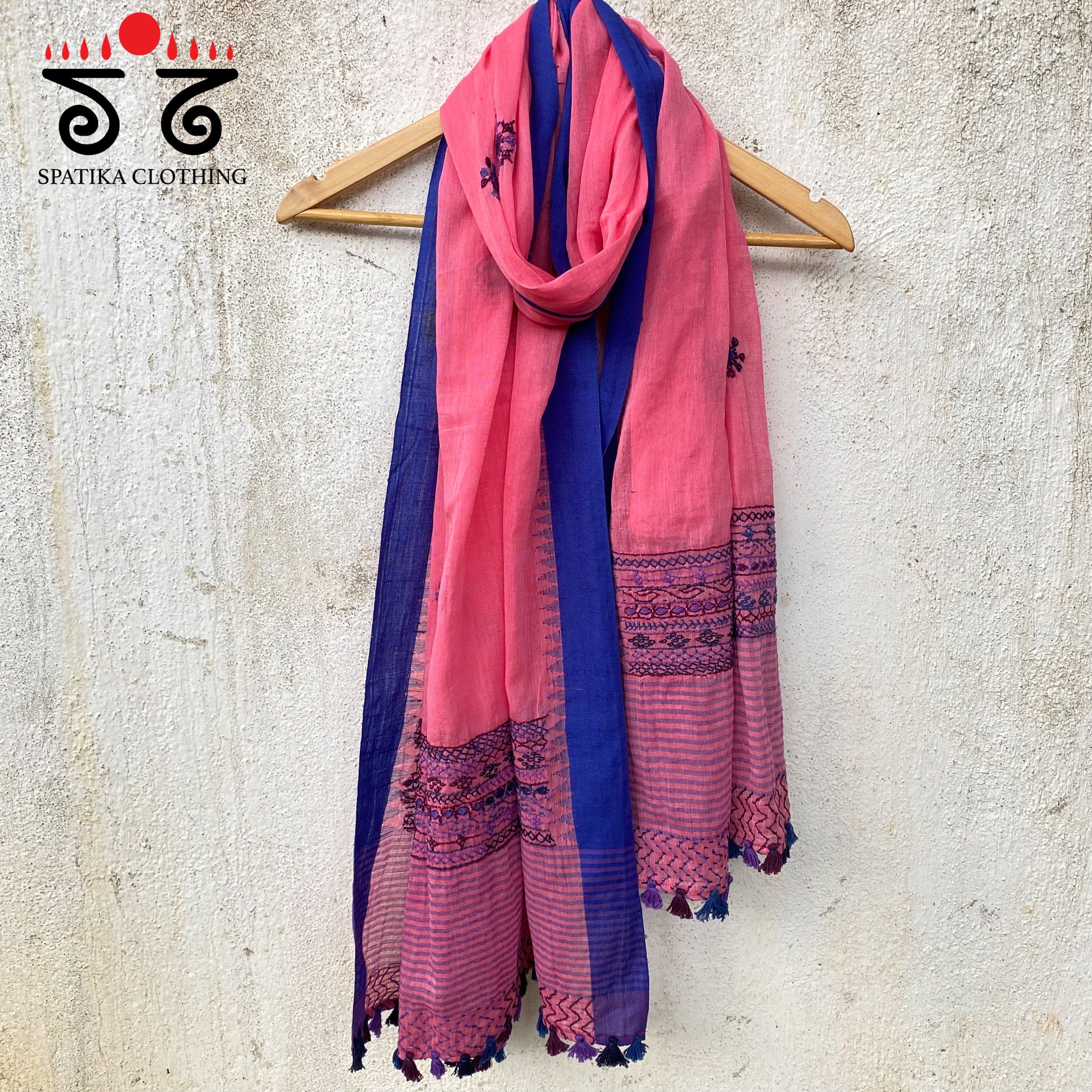 Lambani Hand Embroidered Ponduru Dupatta