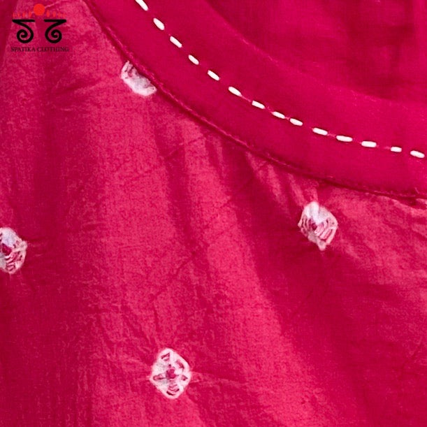 Bandhani Sleeveless Blouse