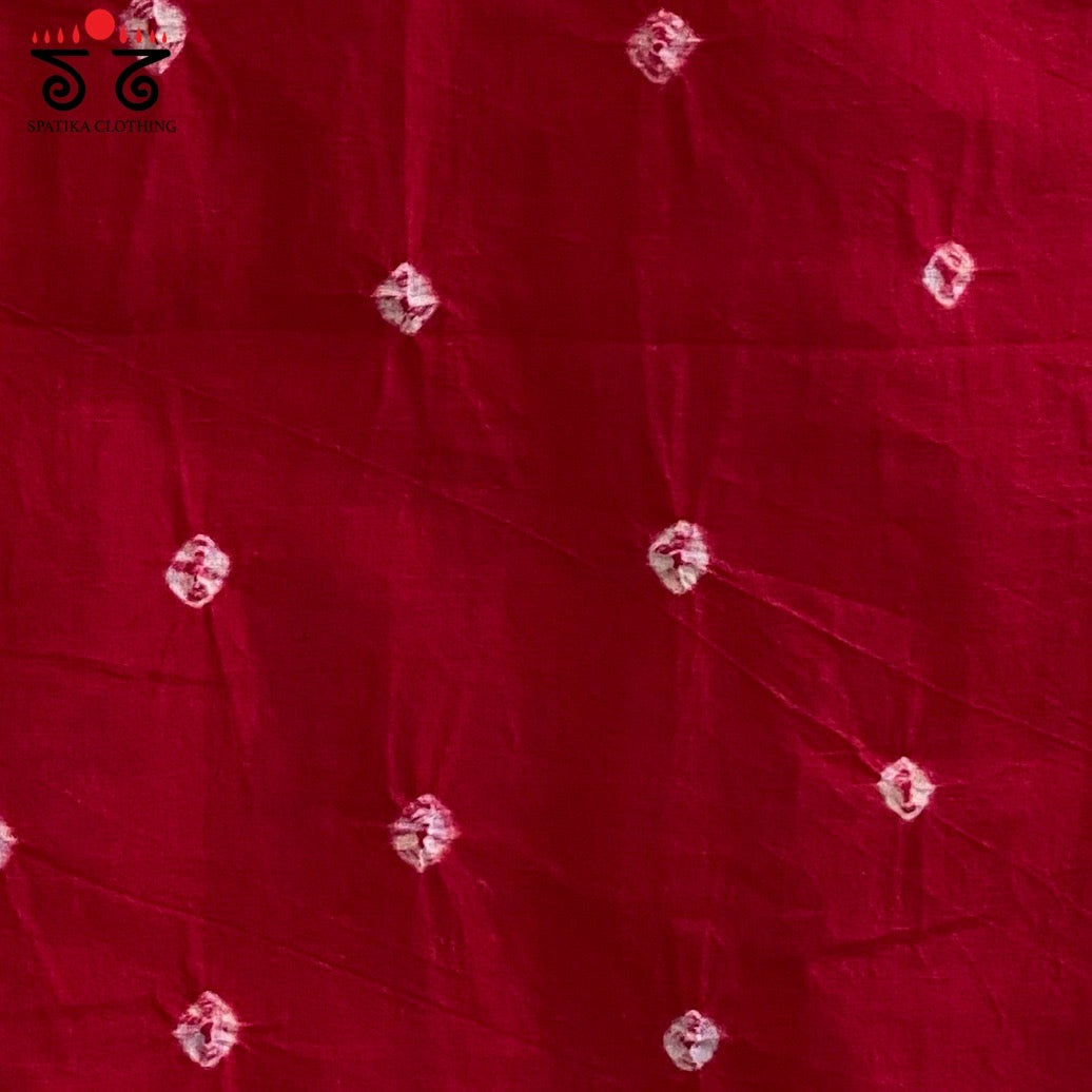 Bandhani Sleeveless Blouse