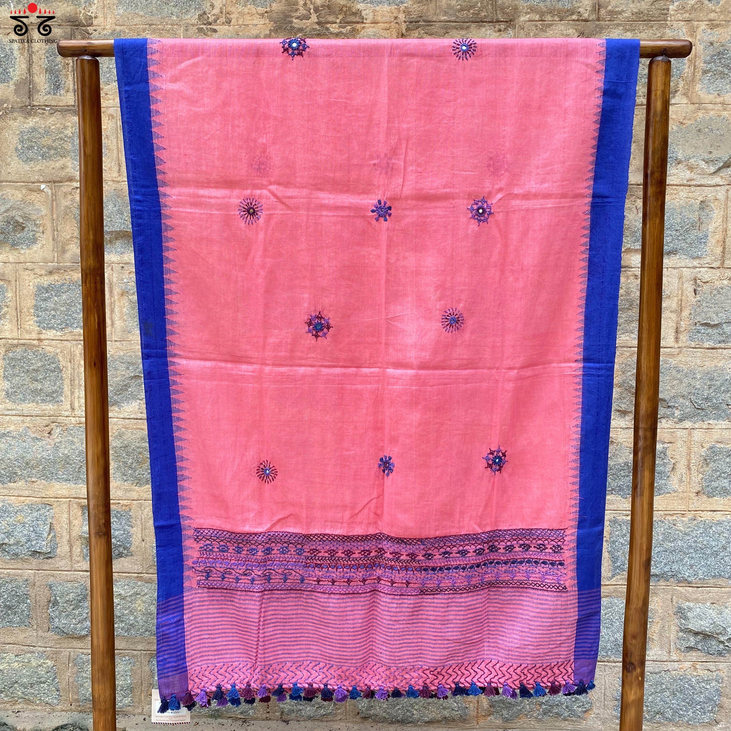 Lambani Hand Embroidered Ponduru Dupatta