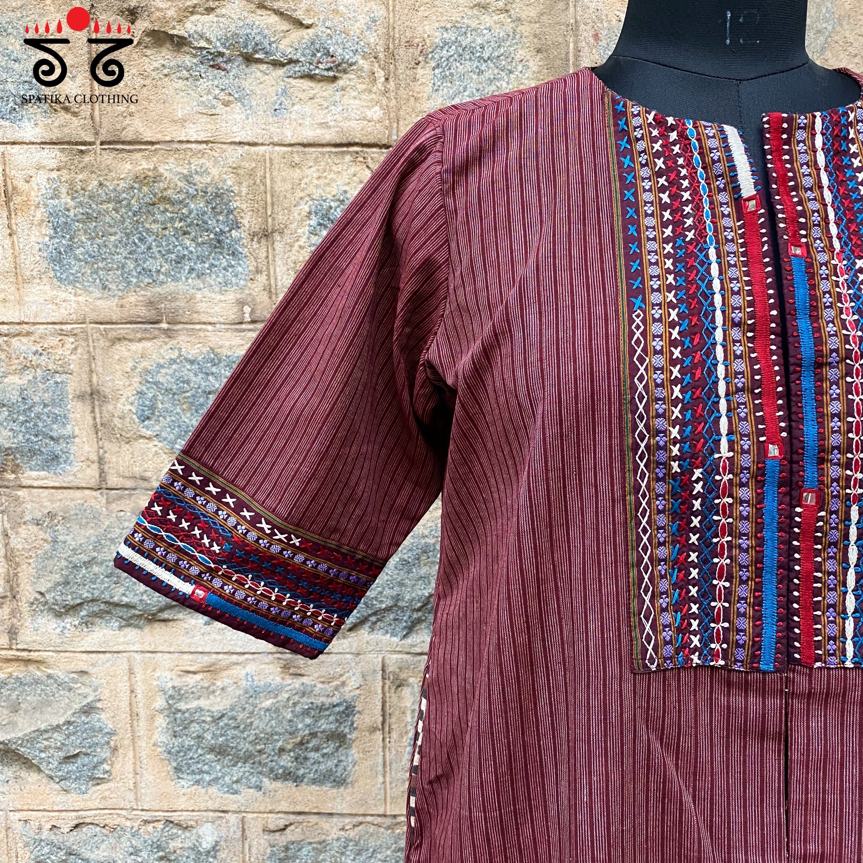 Hand - Embroidered Overley Jacket