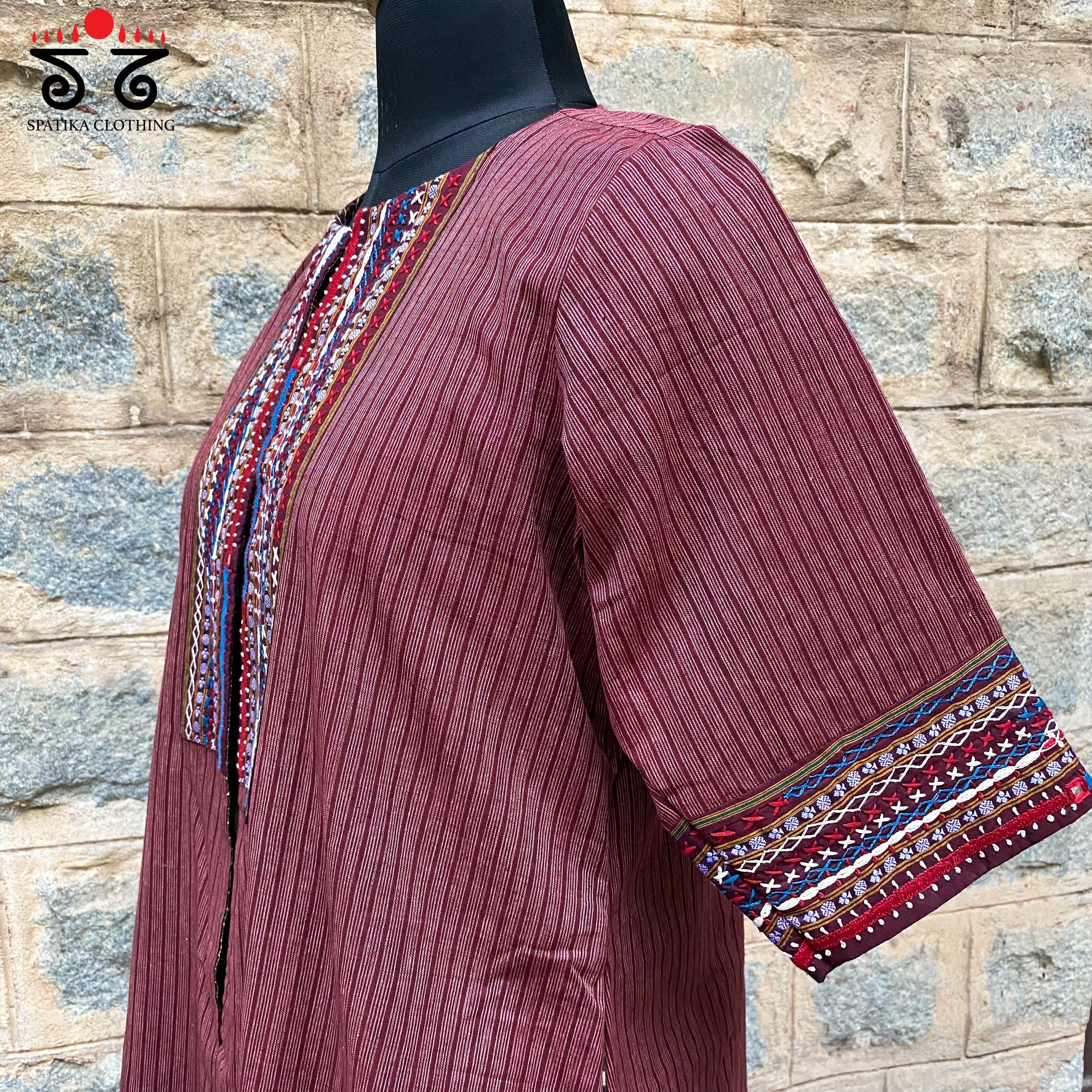 Hand - Embroidered Overley Jacket