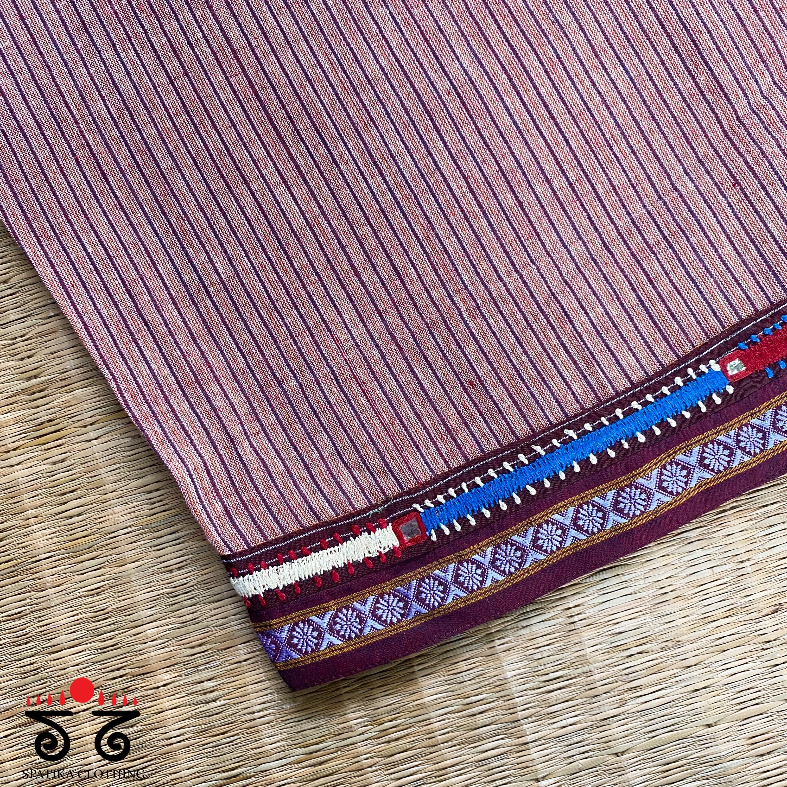 Hand - Embroidered Ilkal Pant