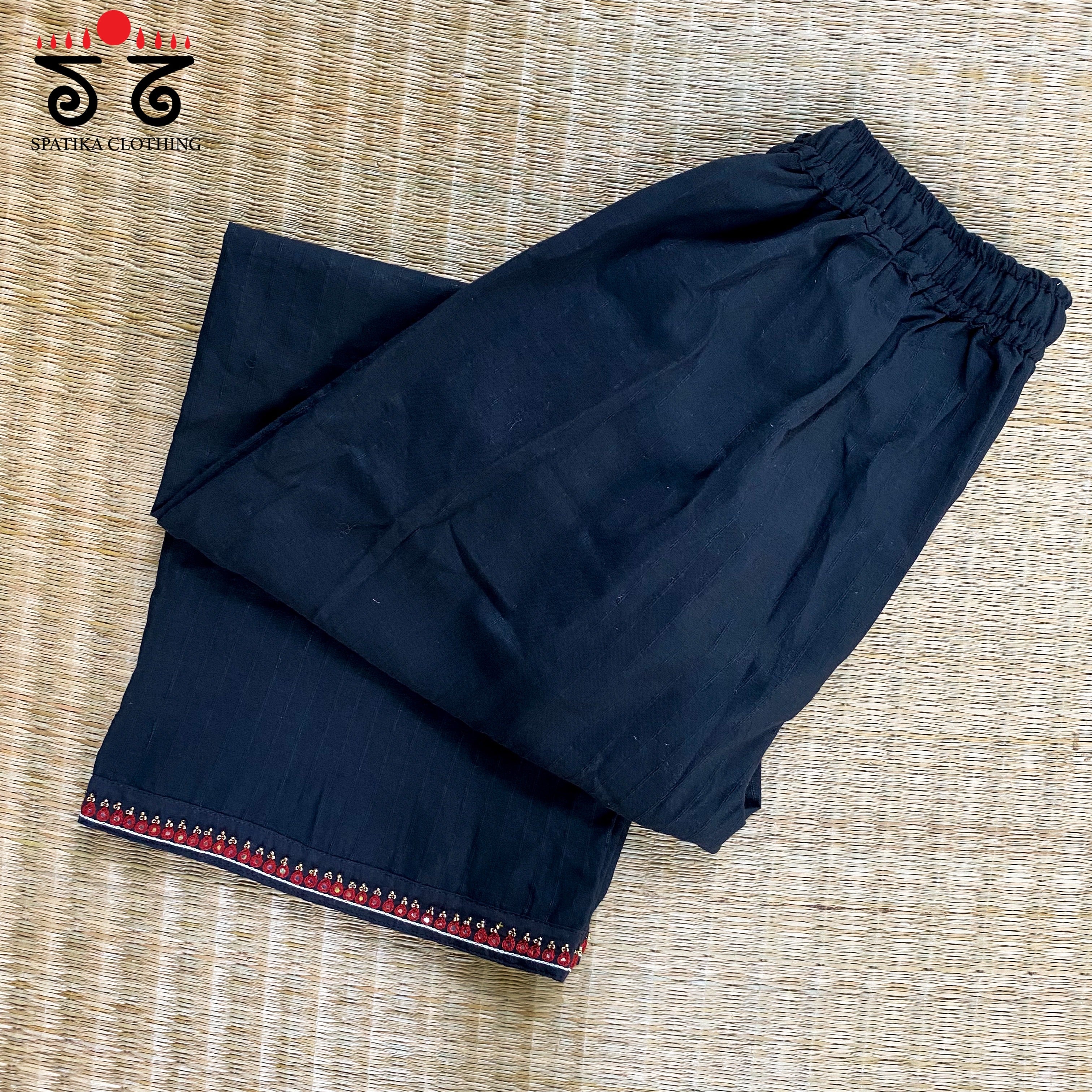 Hand - Embroidered Pant