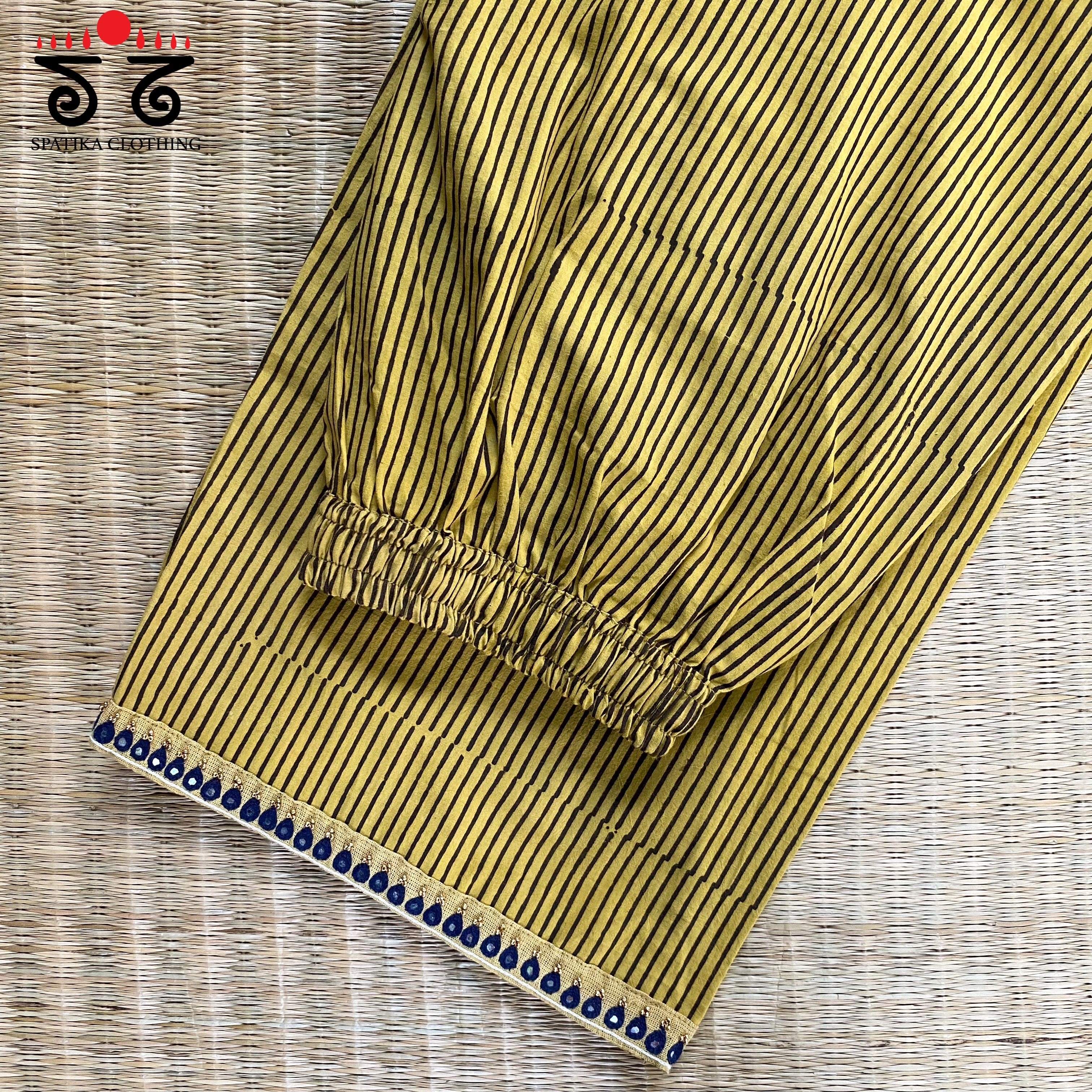 Hand - Embroidered Pant