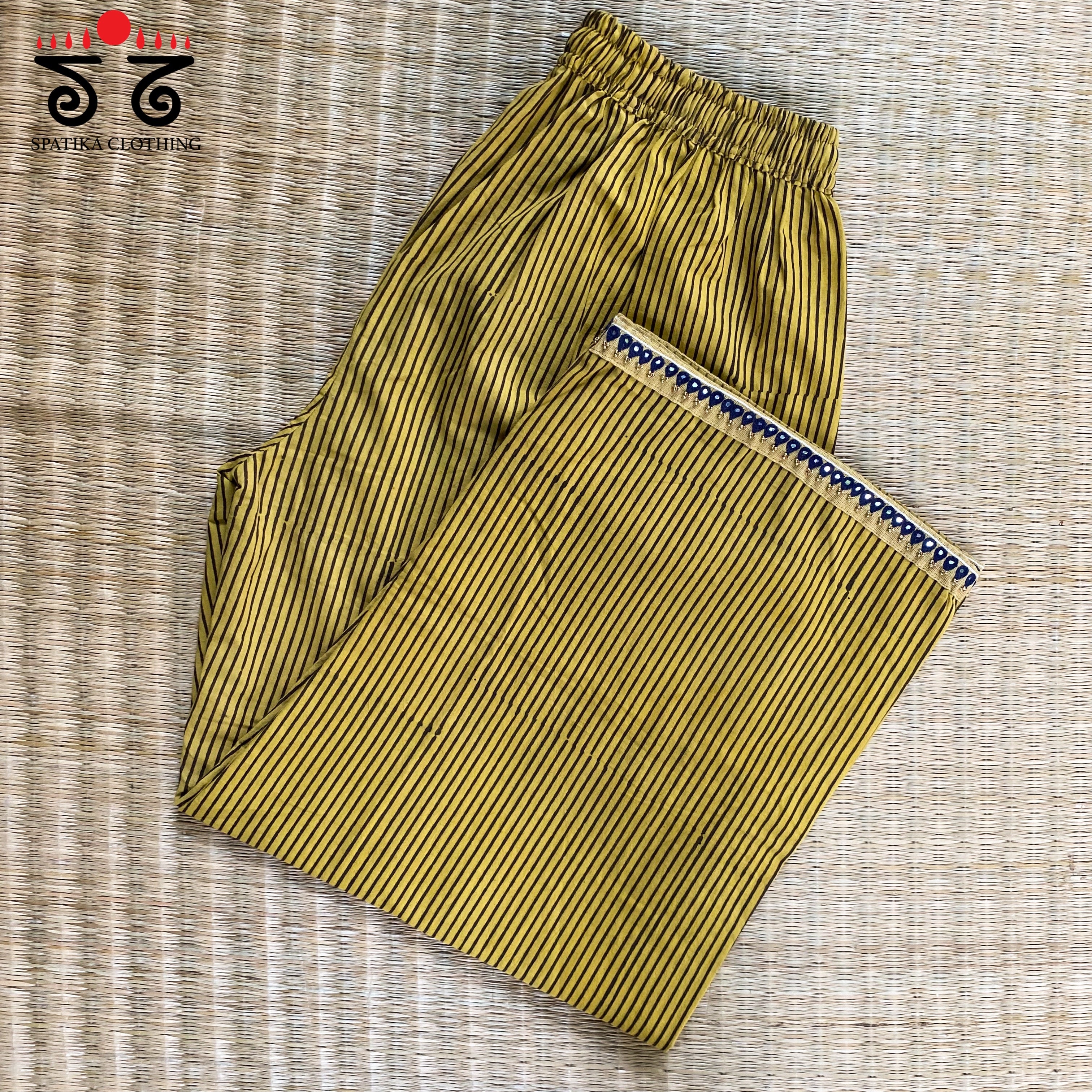 Hand - Embroidered Pant