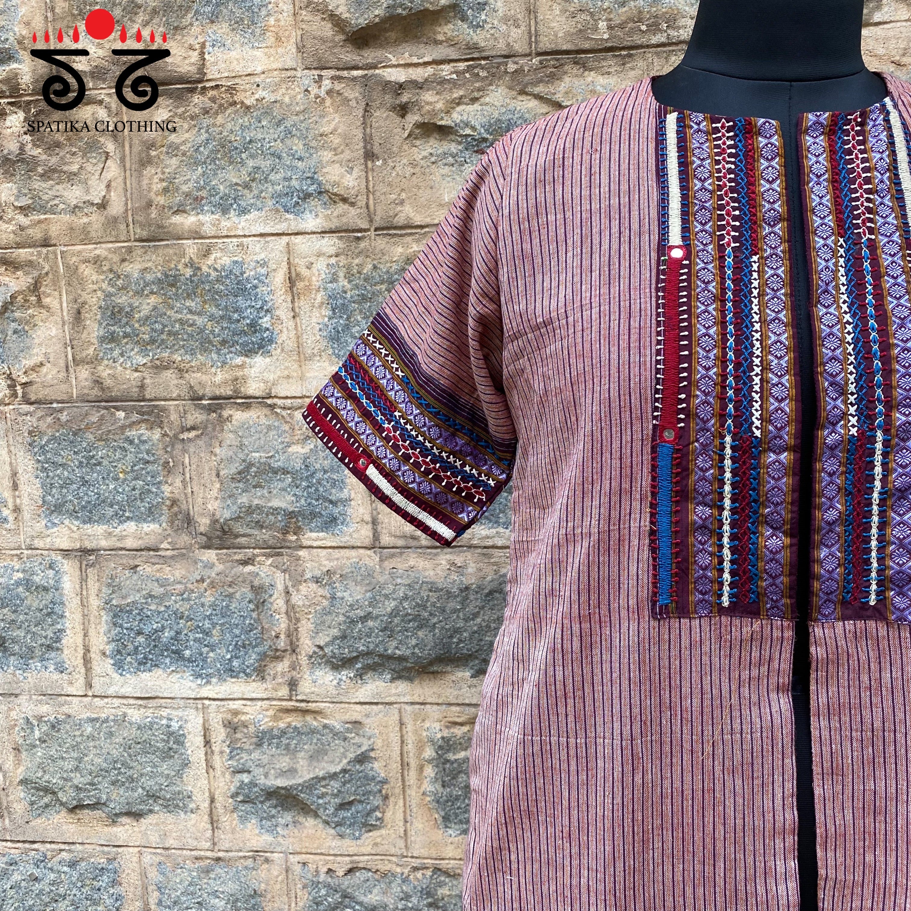 Hand - Embroidered Overley Jacket