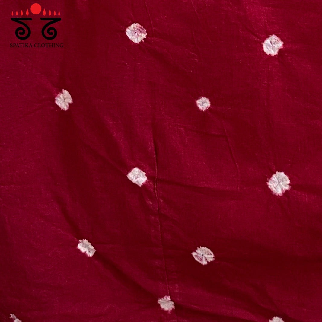 Bandhani Sleeveless Blouse