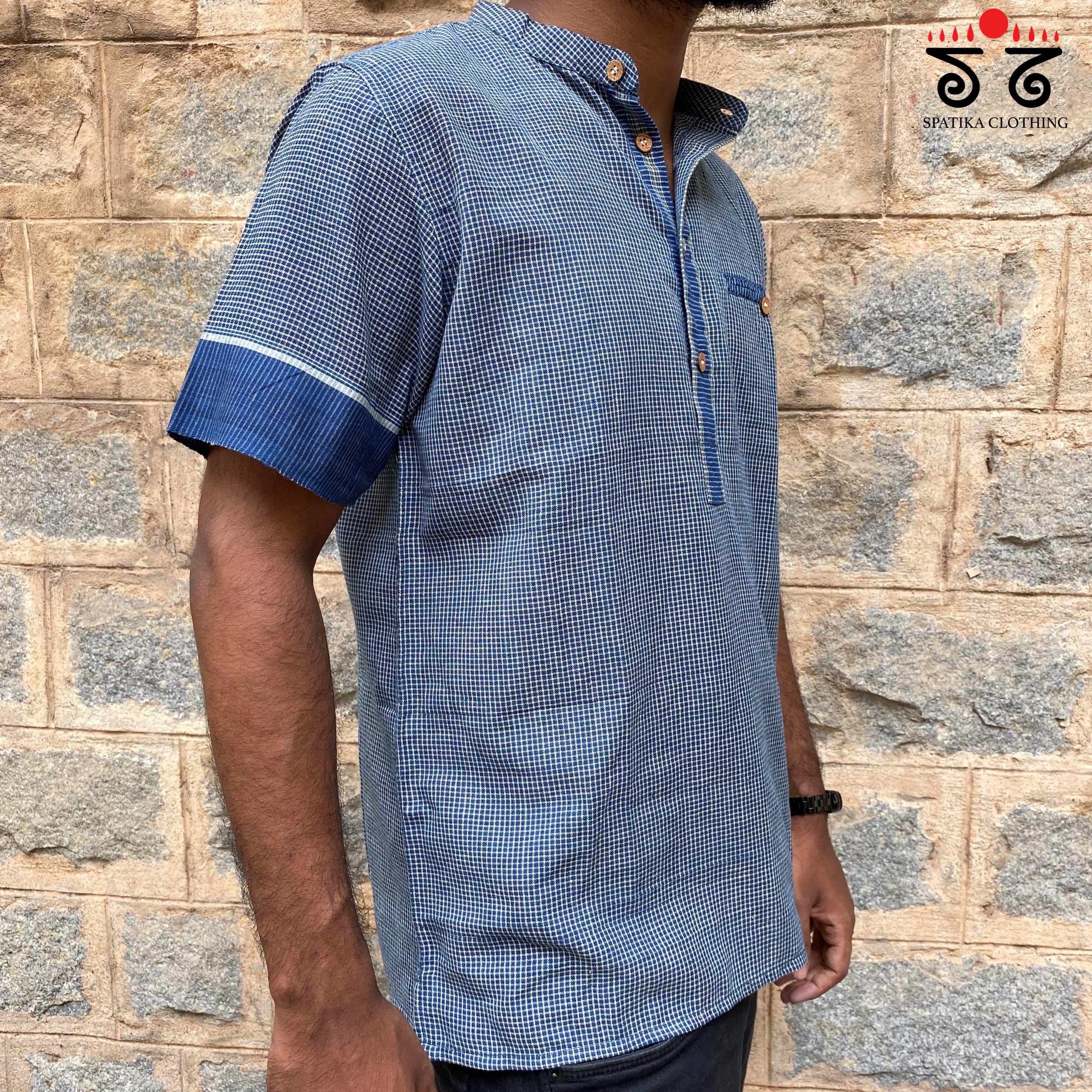 Handwoven Ilkal Men's Shirt