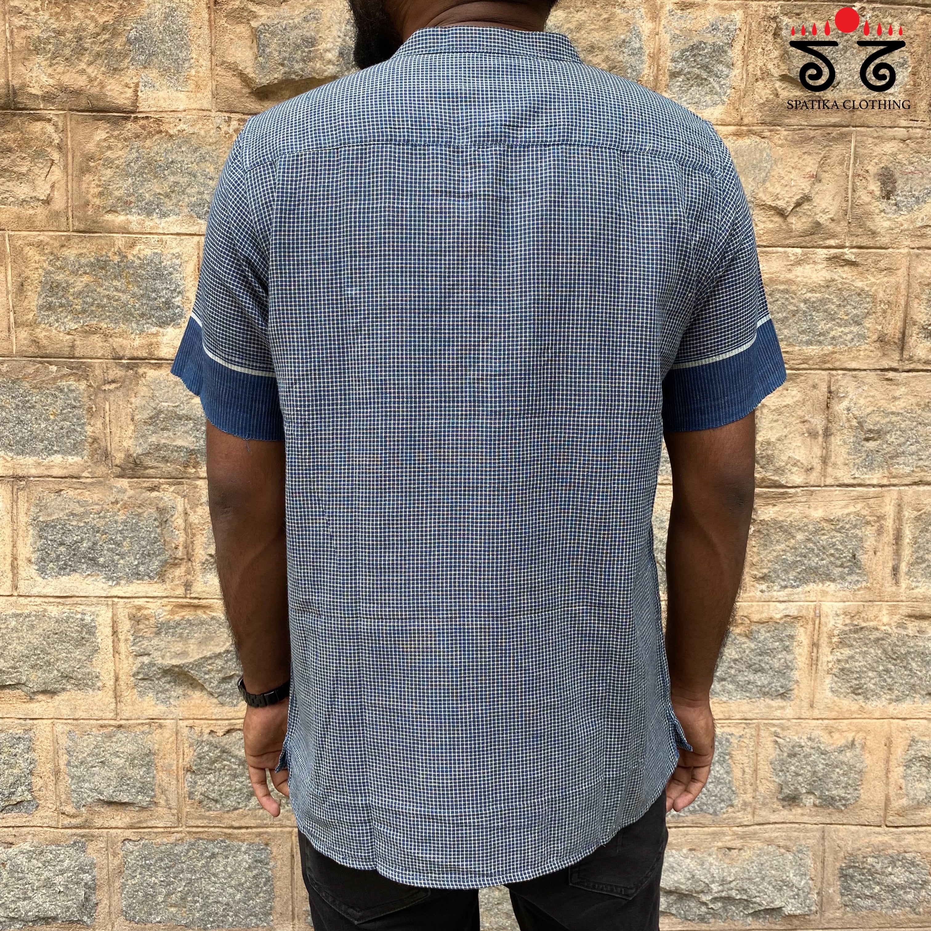 Handwoven Ilkal Men's Shirt