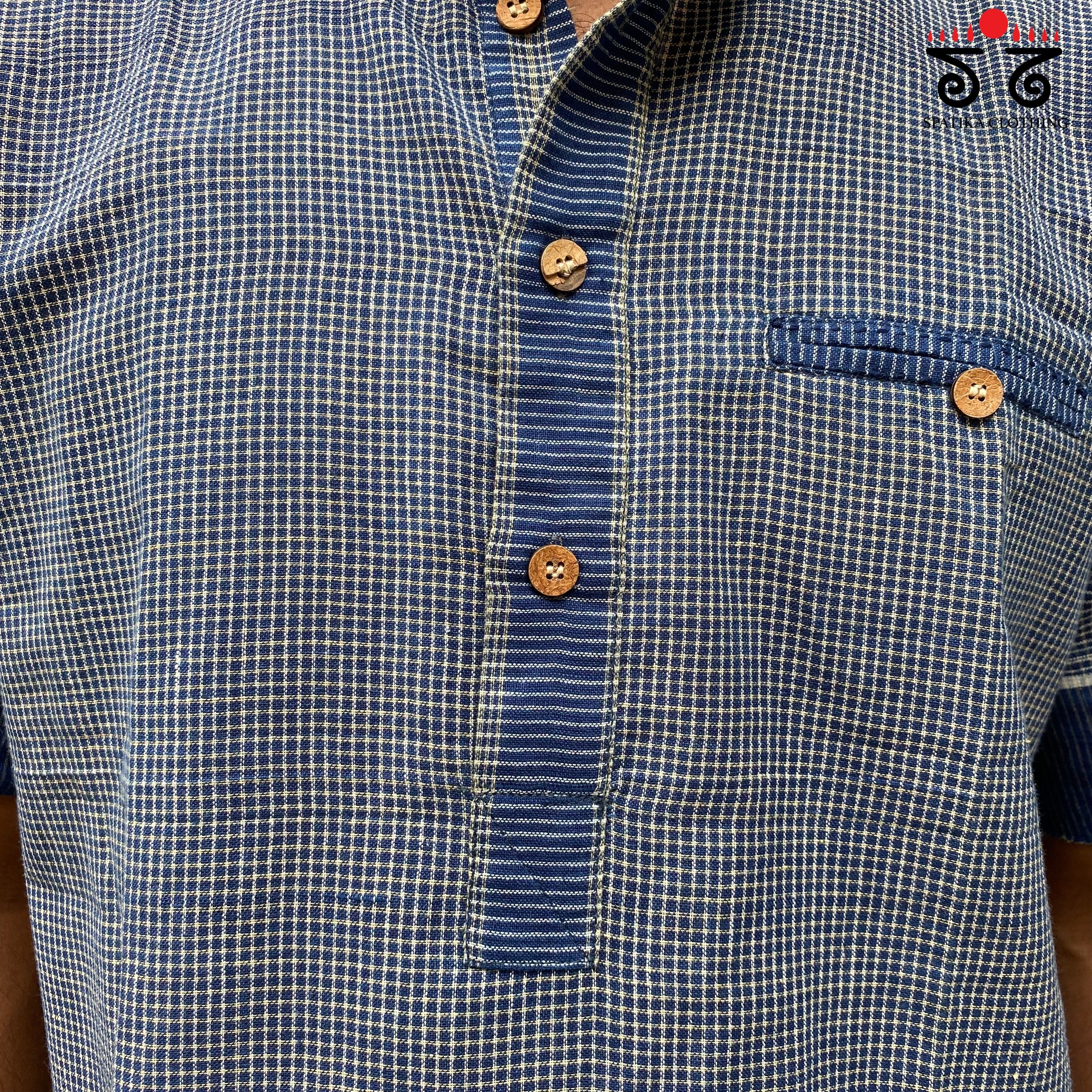 Handwoven Ilkal Men's Shirt