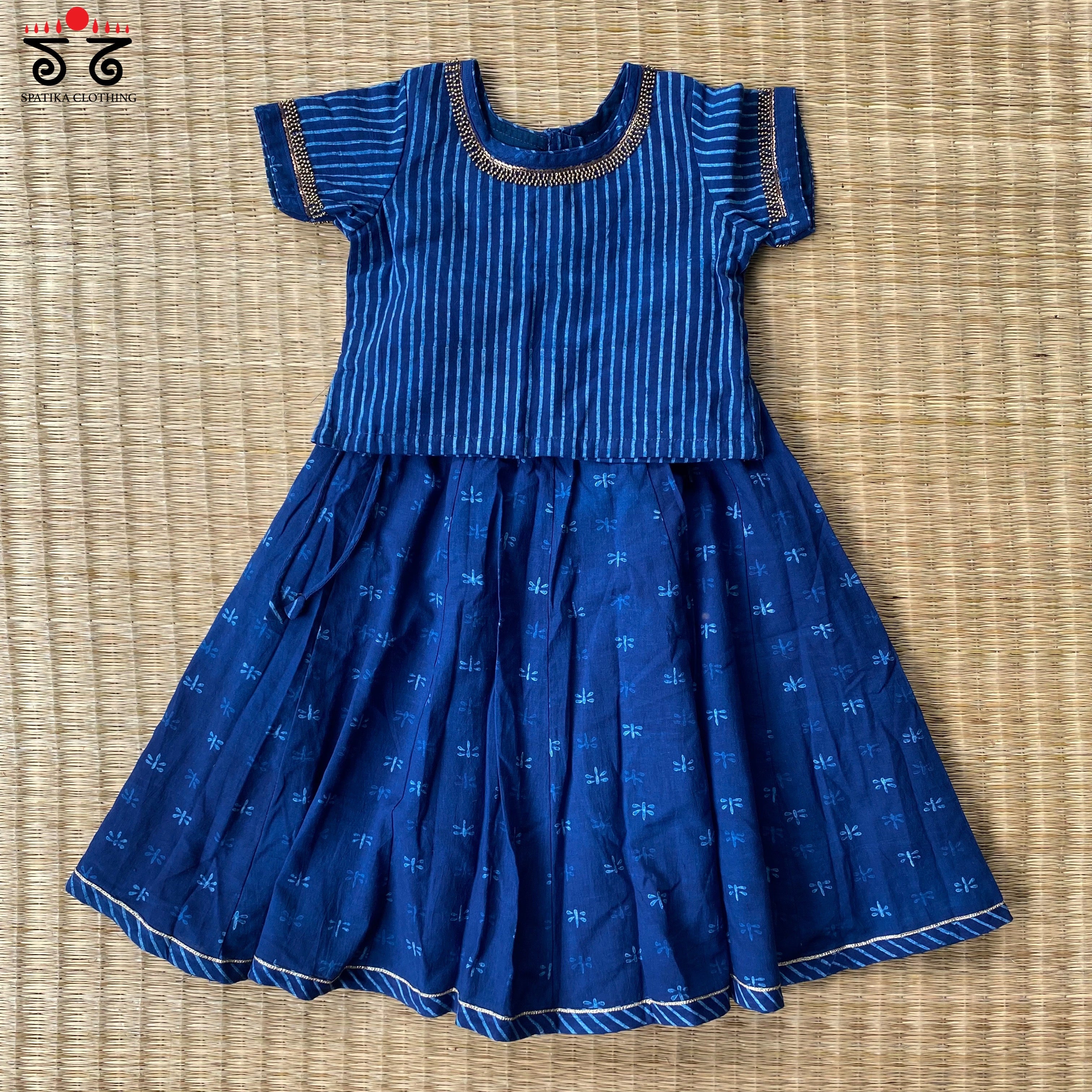 Handcrafted Kids Lehenga Choli- Set of 2