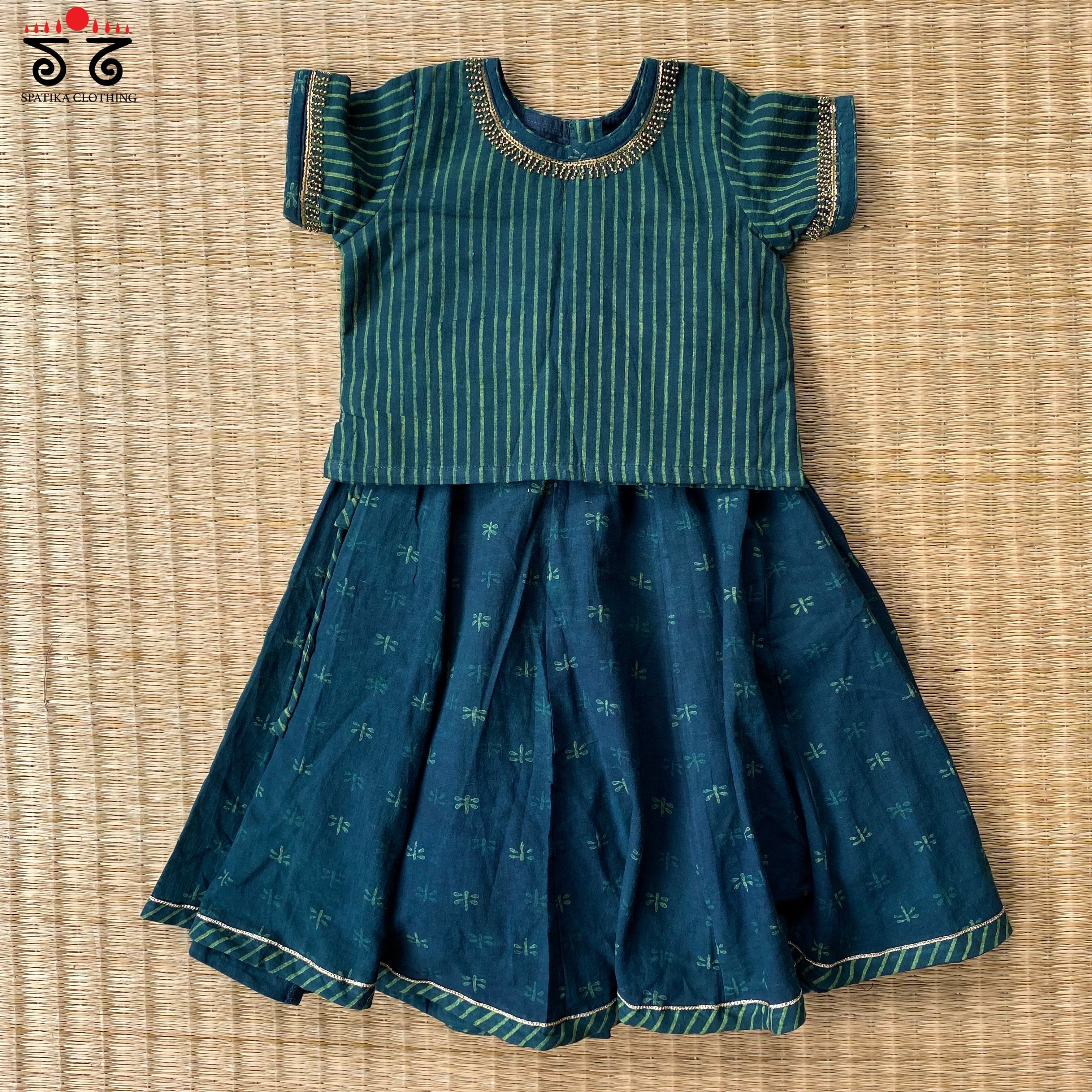 Handcrafted Kids Lehenga Choli- Set of 2