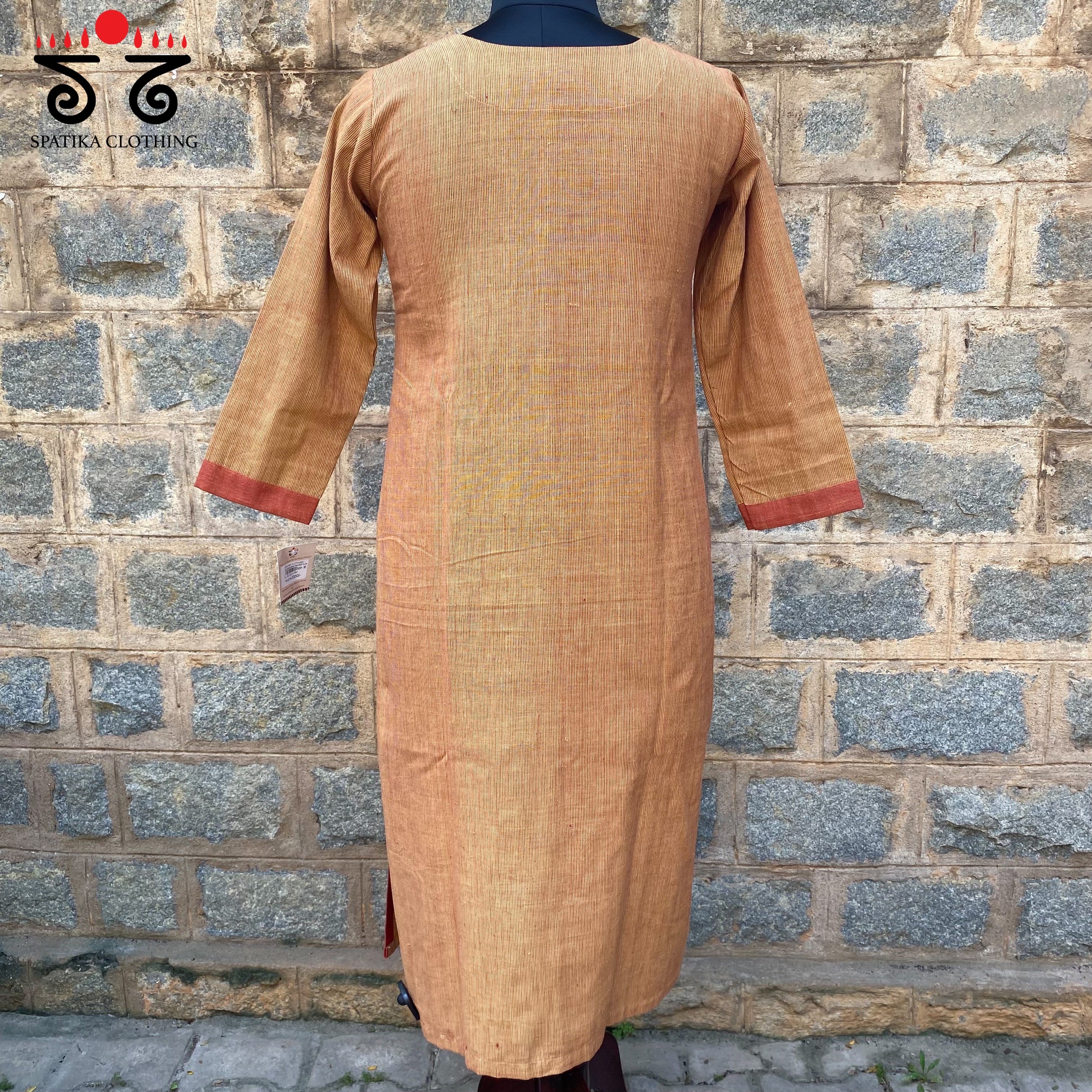 Pen kalamkari Handwoven - Ponduru Cotton Kurta