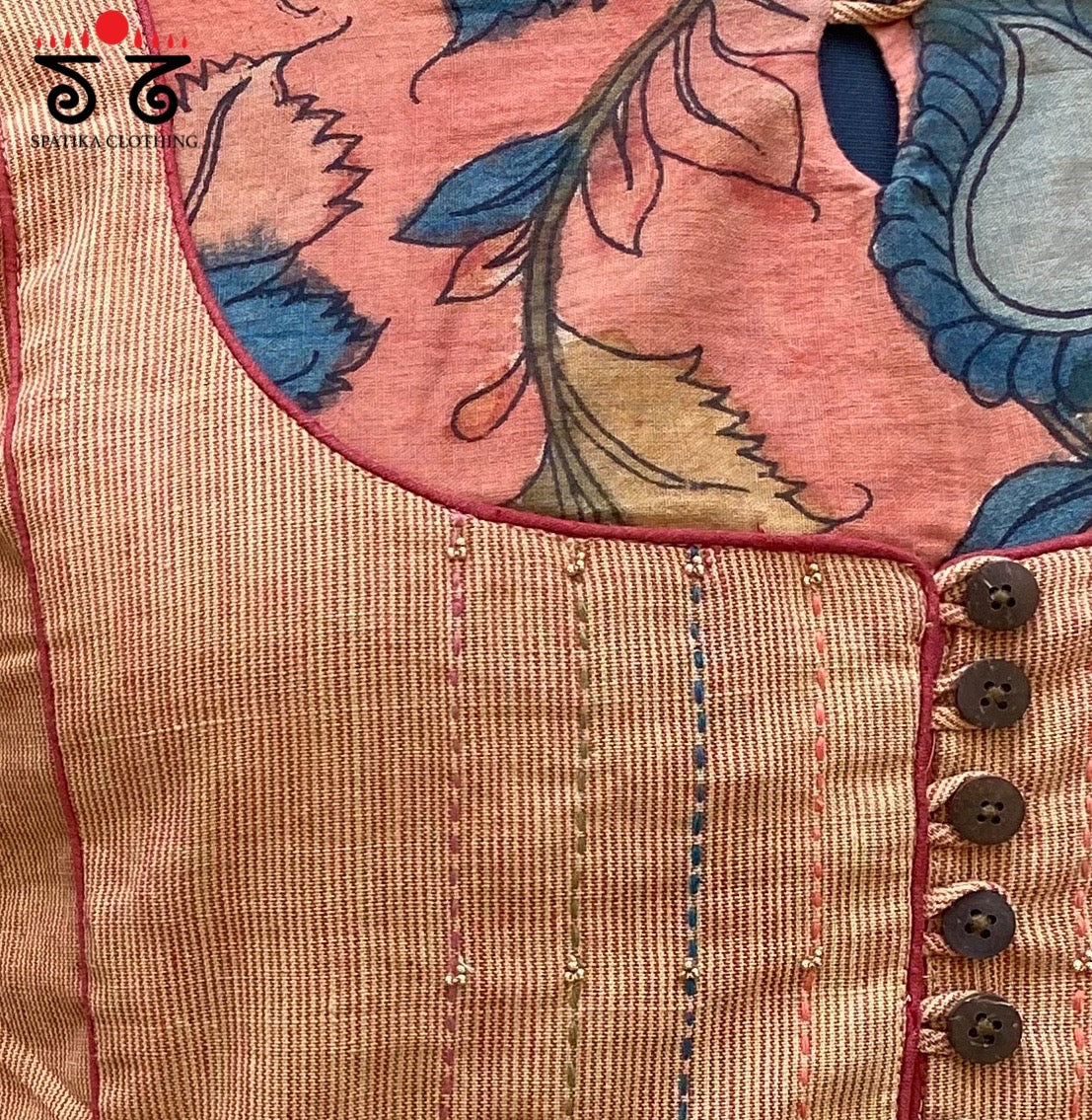 Pen kalamkari Handwoven - Ponduru Cotton Kurta