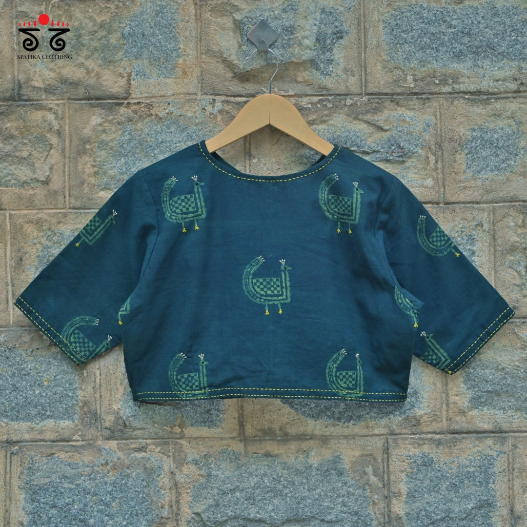 Morni - Hand Embroidered Blouse