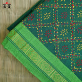 Mangalagiri - Banjara Hand Embroidered Blouse Fabric