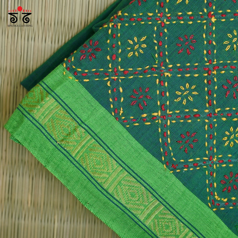 Mangalagiri - Banjara Hand Embroidered Blouse Fabric