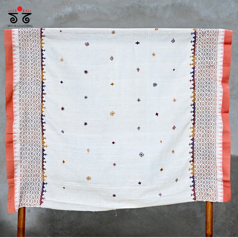 Lambani Hand - Embroidered Ponduru Blouse Fabric