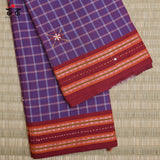 Kunbi Hand - Embroidered Saree