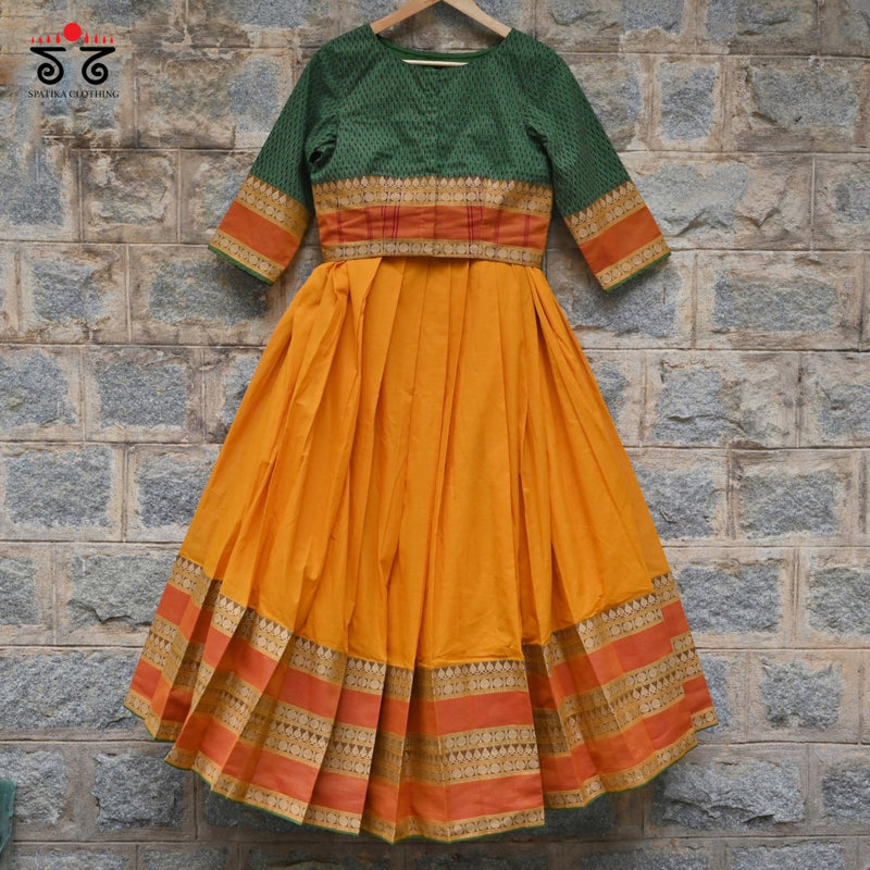 Handwoven Chettinad Cotton Lehenga