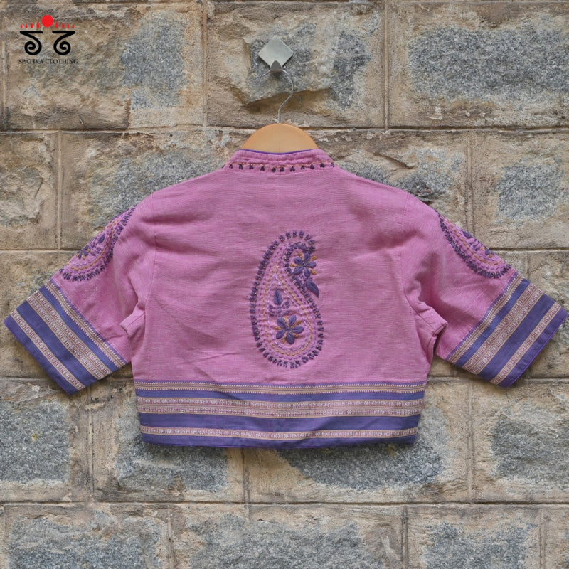 Chikan Hand - Embroidered Blouse