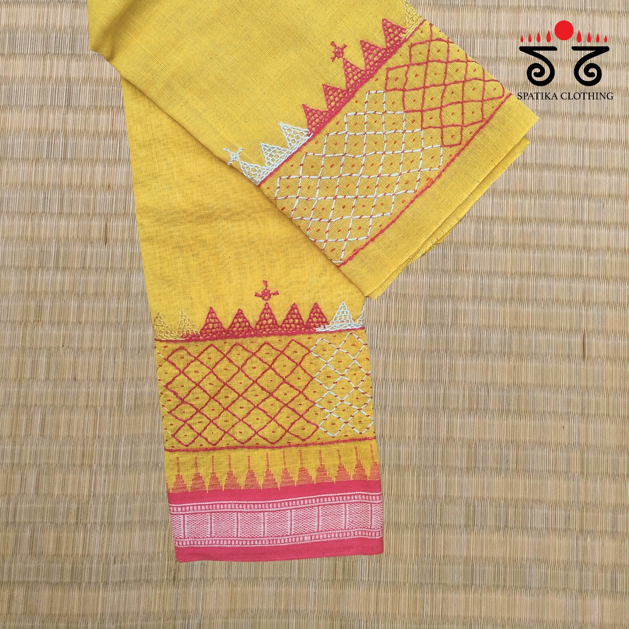 Lambani Hand-embroidered Blouse Fabric