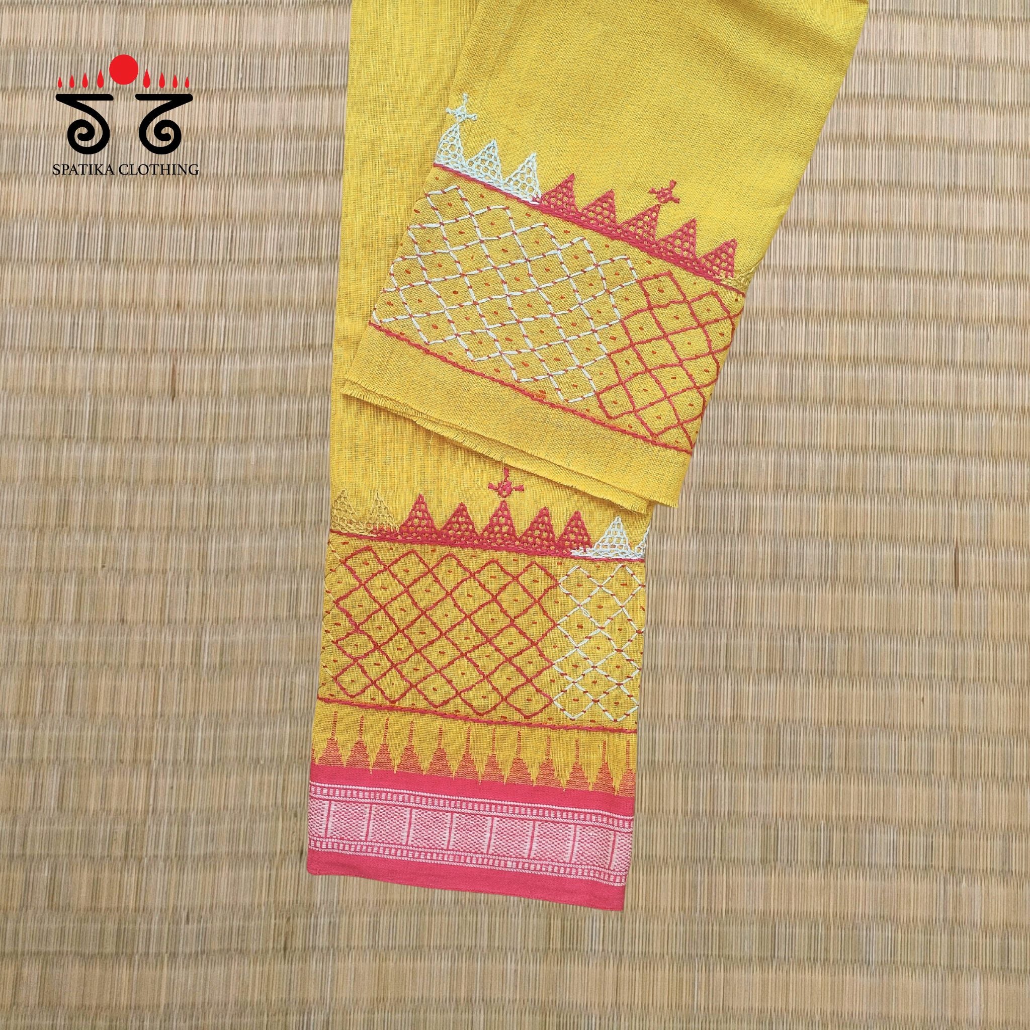 Lambani Hand-embroidered Blouse Fabric