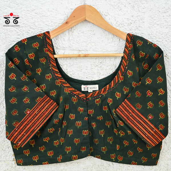 Lotus Ajrak Blouse