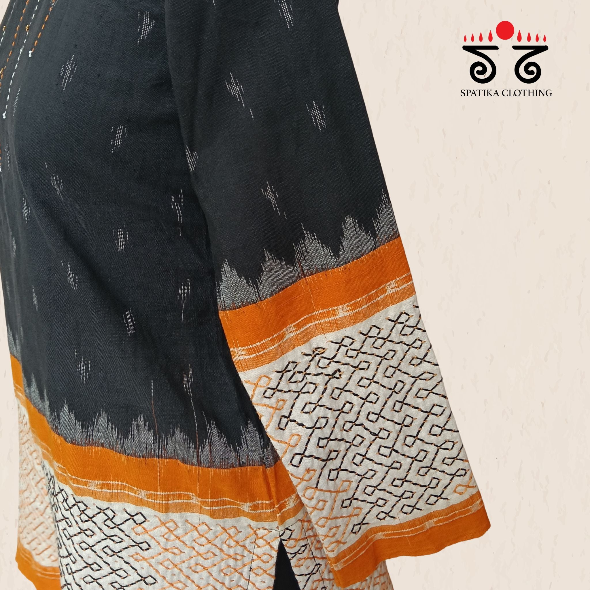 Ikat Lambani Short Kurta
