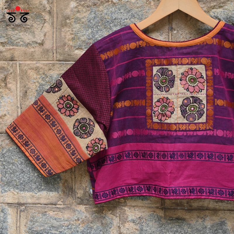 Chettinad Cotton - Pen Kalamkari Blouse