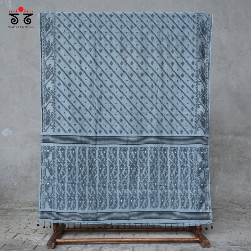 Jamdhani on Handwoven Cotton Saree